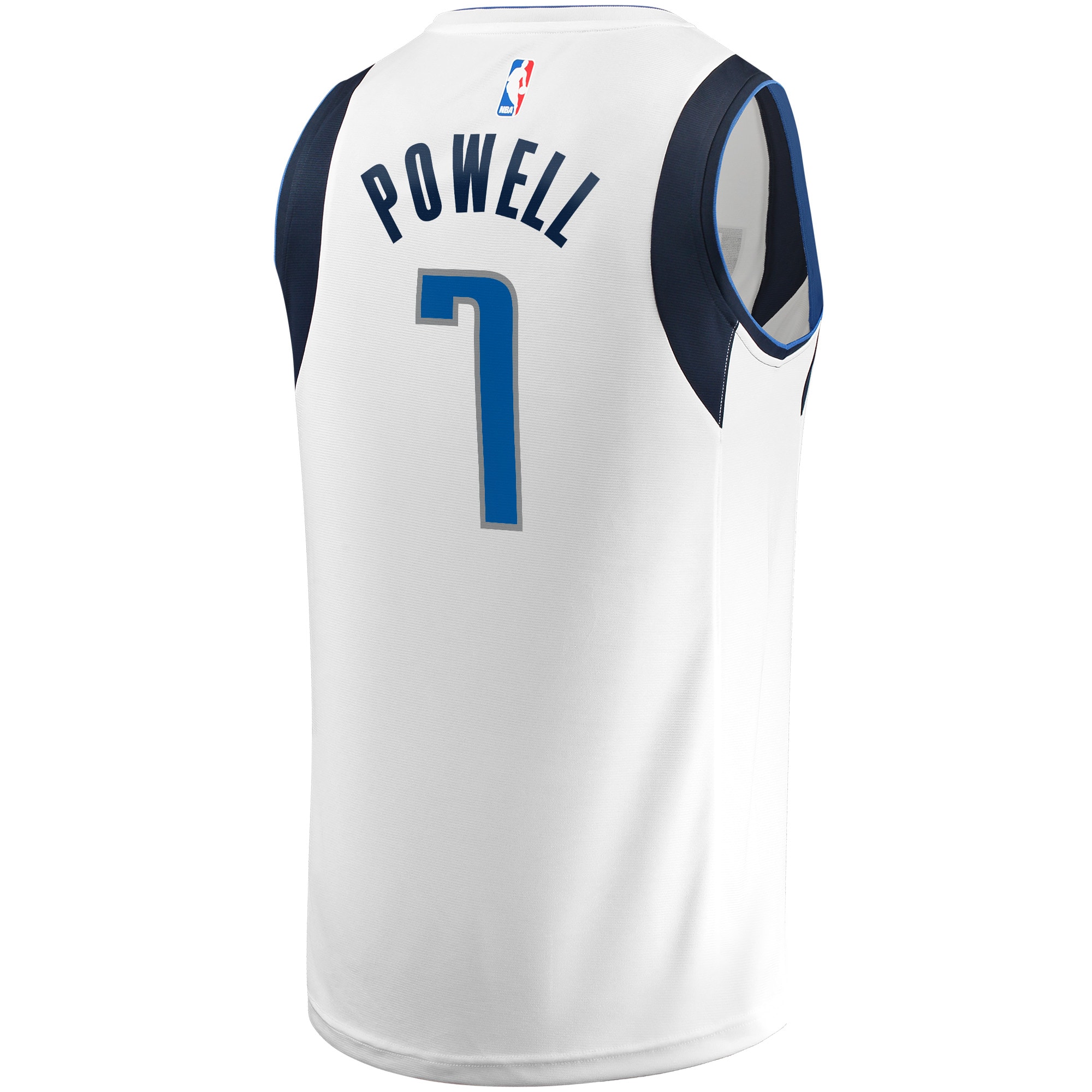 Dallas Mavericks Fanatics Branded Fast Break Player Jersey - Icon Edition - White - vstockx