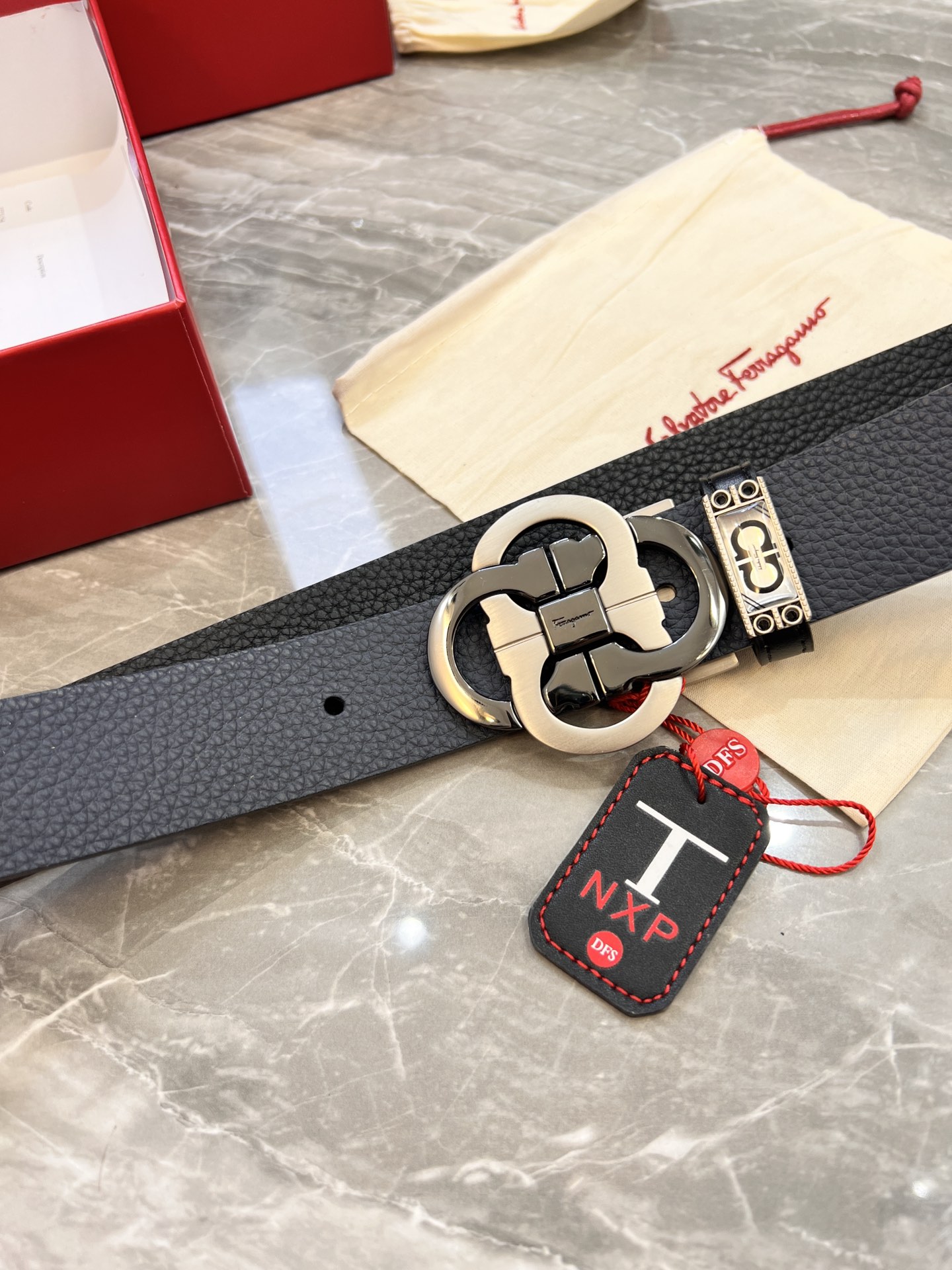 Streetwear Belt Ferragamo 319902 size:3.5cm - vstockx