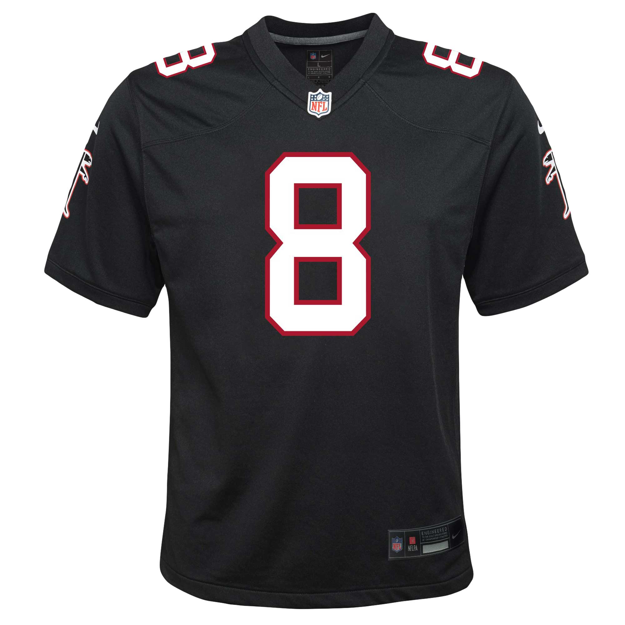 Kyle Pitts Atlanta Falcons Nike Youth Game Jersey - Black - vstockx