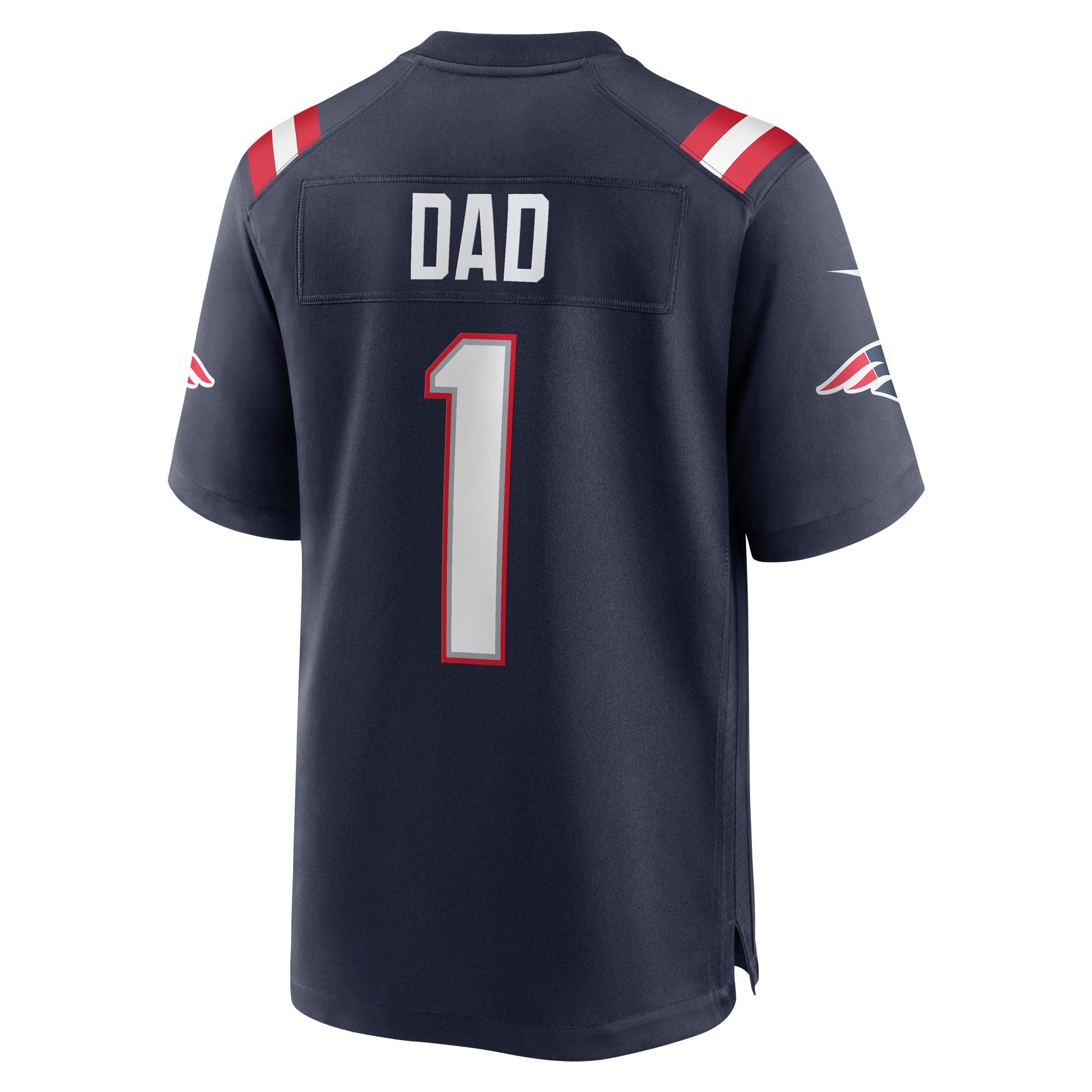 Number 1 Dad New England Patriots Nike Game Jersey - Navy - vstockx