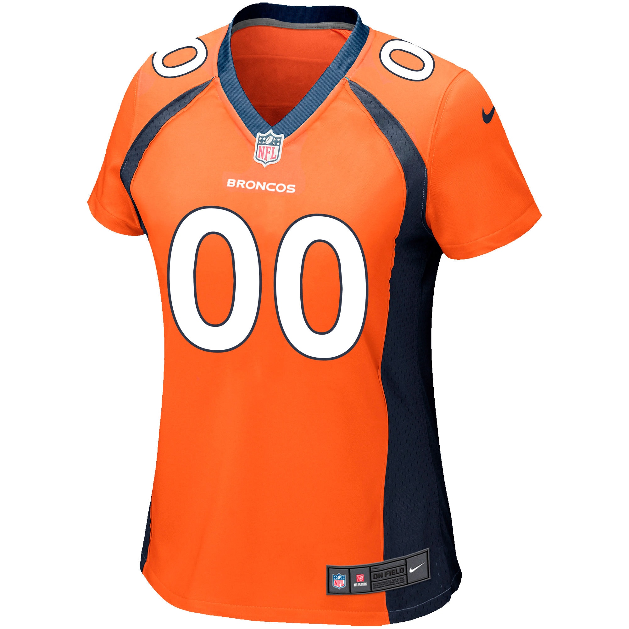 Denver Broncos Nike Women's Custom Game Jersey - Orange - vstockx