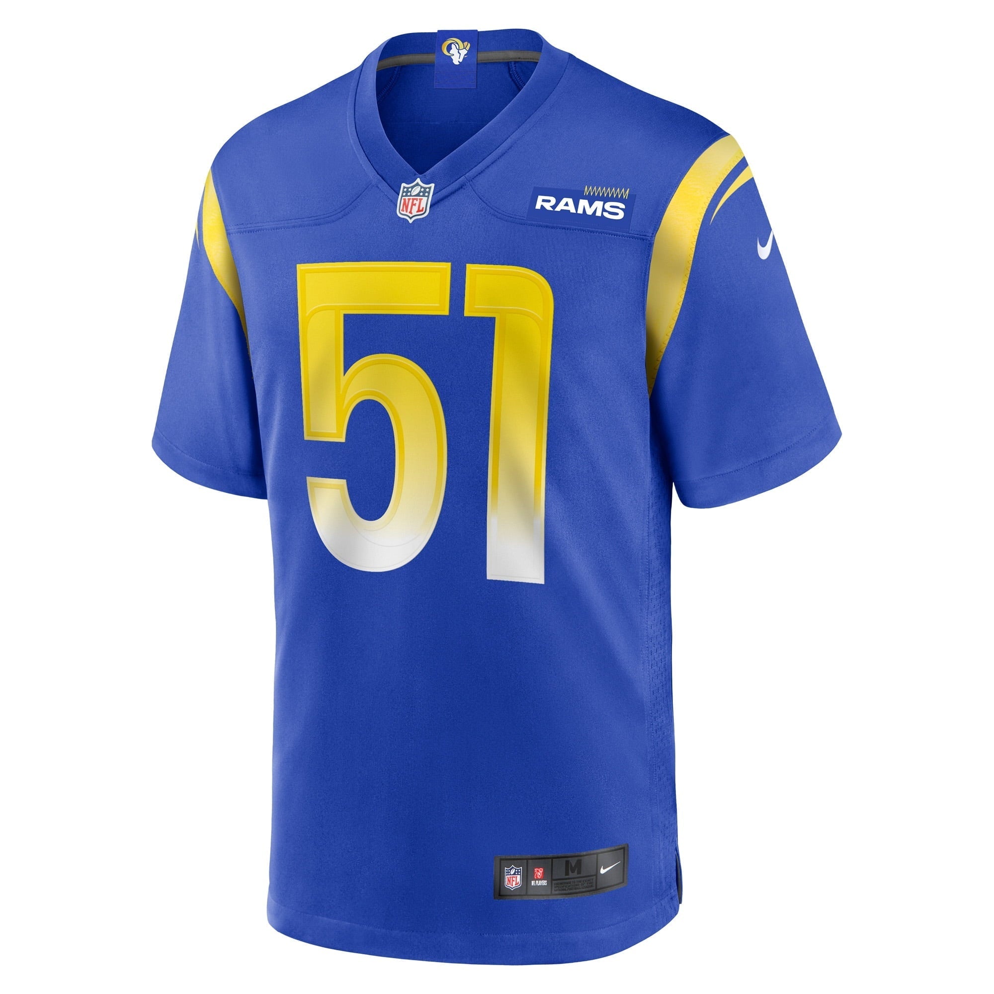 Men's Nike Benton Whitley Royal Los Angeles Rams Game Player Jersey - vstockx