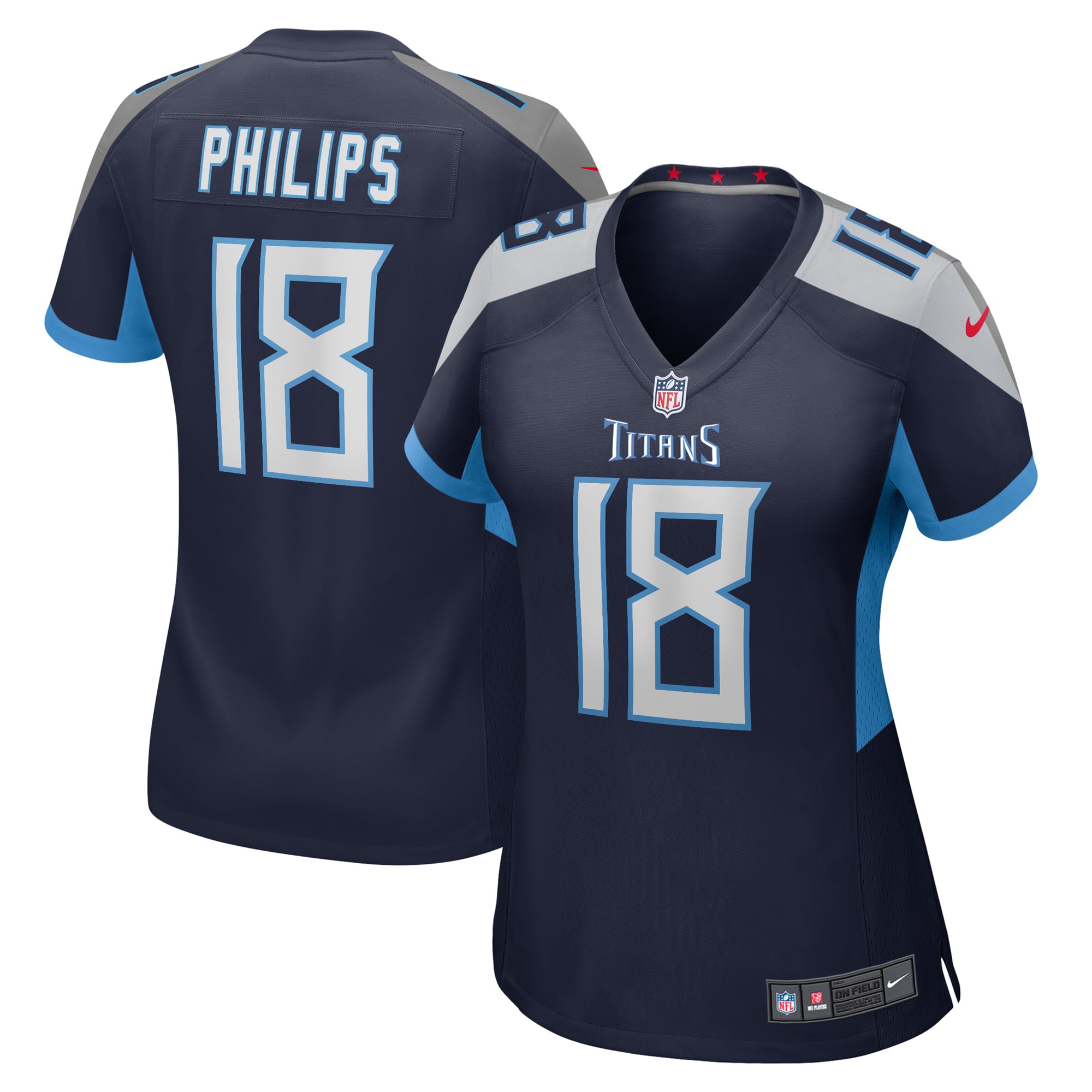 Kyle Philips Tennessee Titans Nike Women's Game Player Jersey - Navy - vstockx