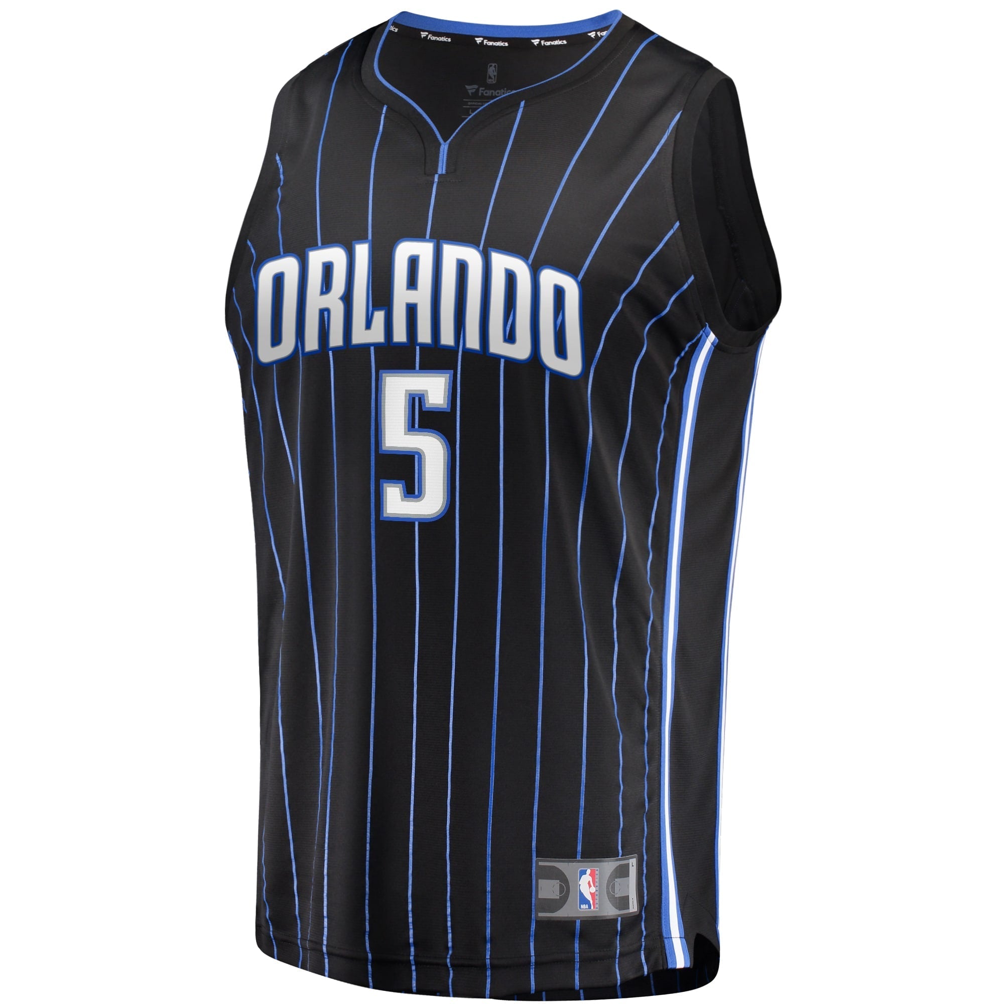 Men's Fanatics Branded Paolo Banchero Black Orlando Magic 2022 NBA Draft First Round Pick Fast Break Replica Player - vstockx