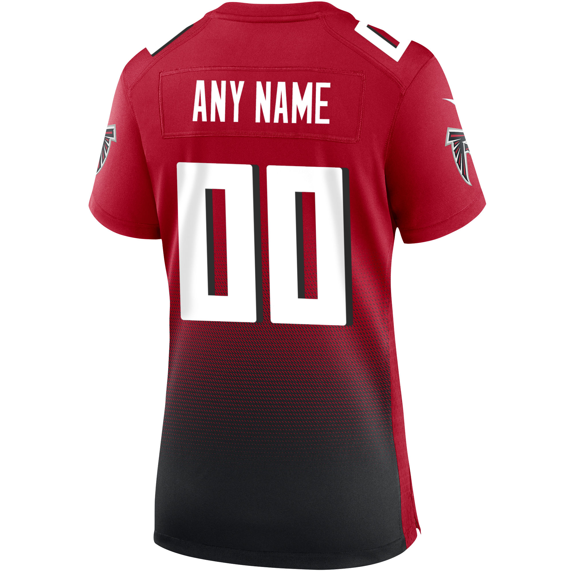 Atlanta Falcons Nike Women's Alternate Custom Game Jersey - Red - vstockx