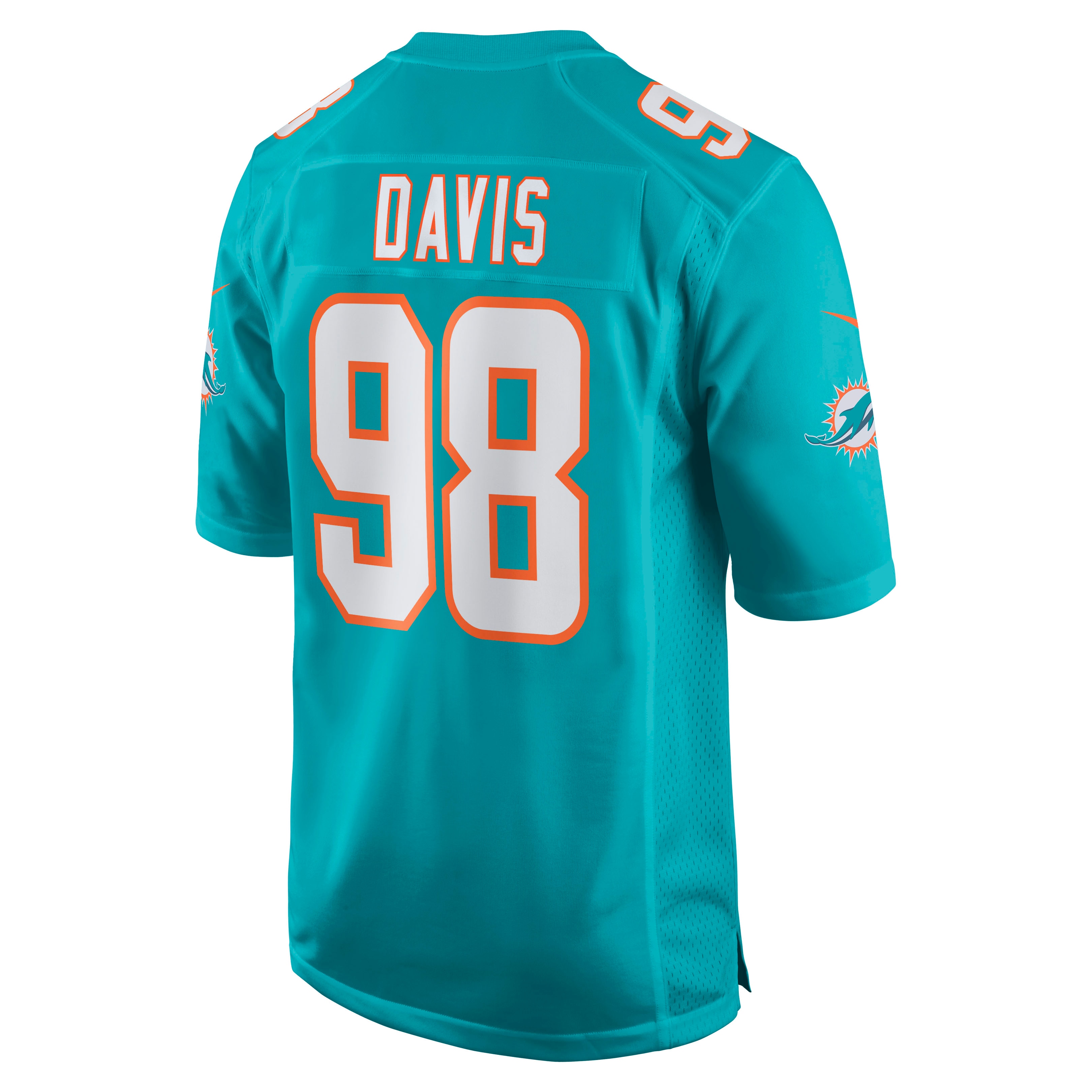 Raekwon Davis Miami Dolphins Nike Game Jersey - Aqua - vstockx