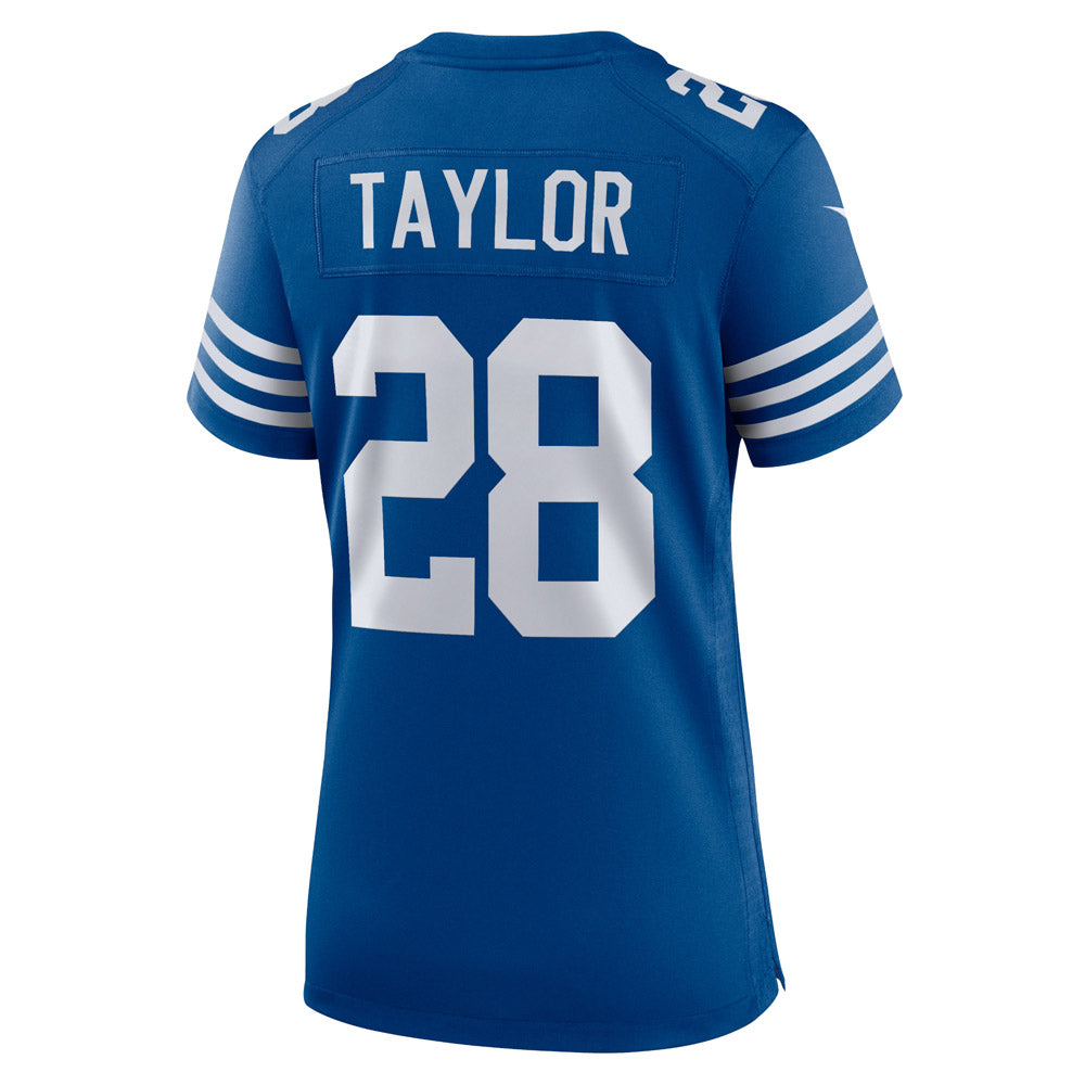 Women's Indianapolis Colts Jonathan Taylor Alternate Game Jersey Royal Blue - vstockx