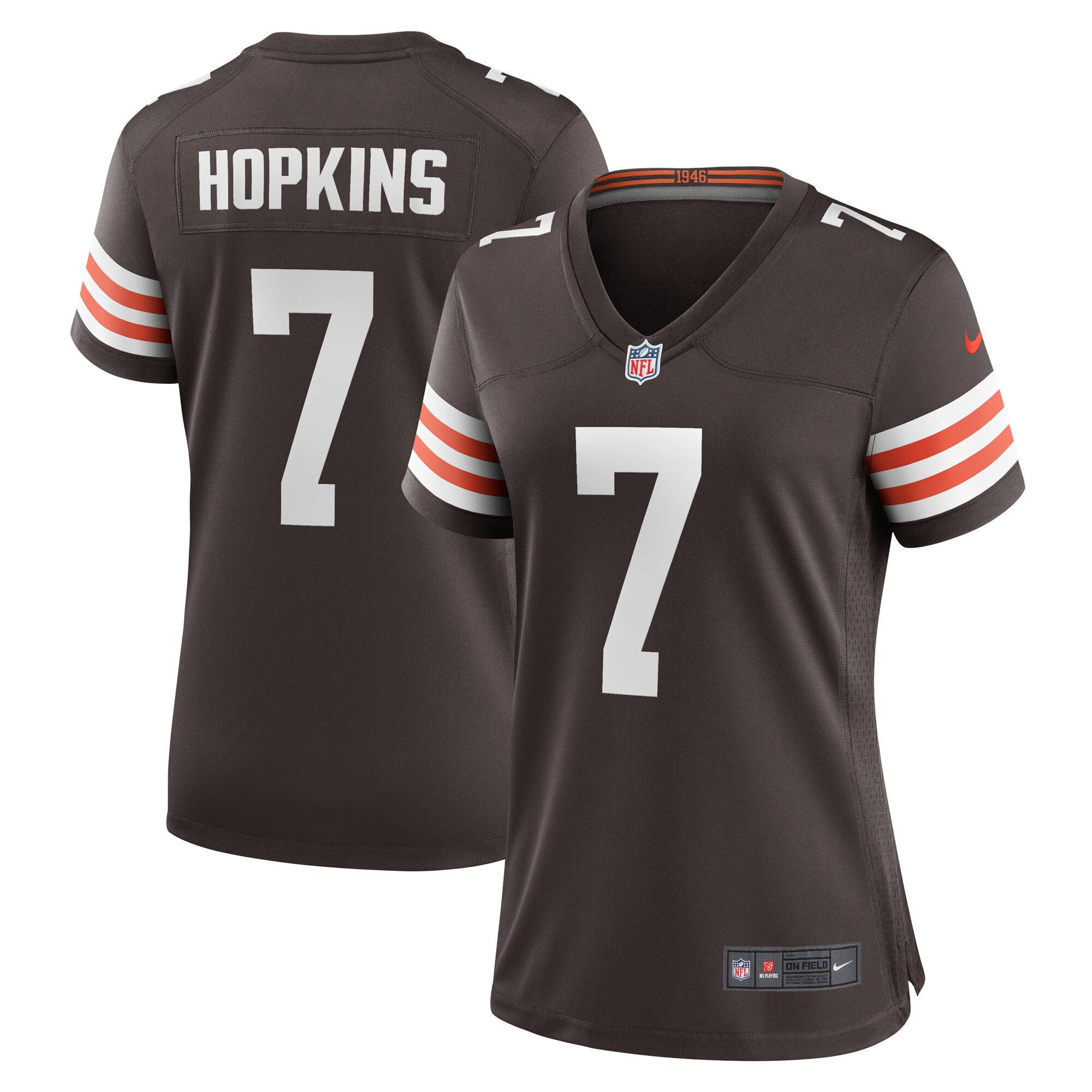 Dustin Hopkins Cleveland Browns Nike Women's Team Game Jersey - Brown - vstockx