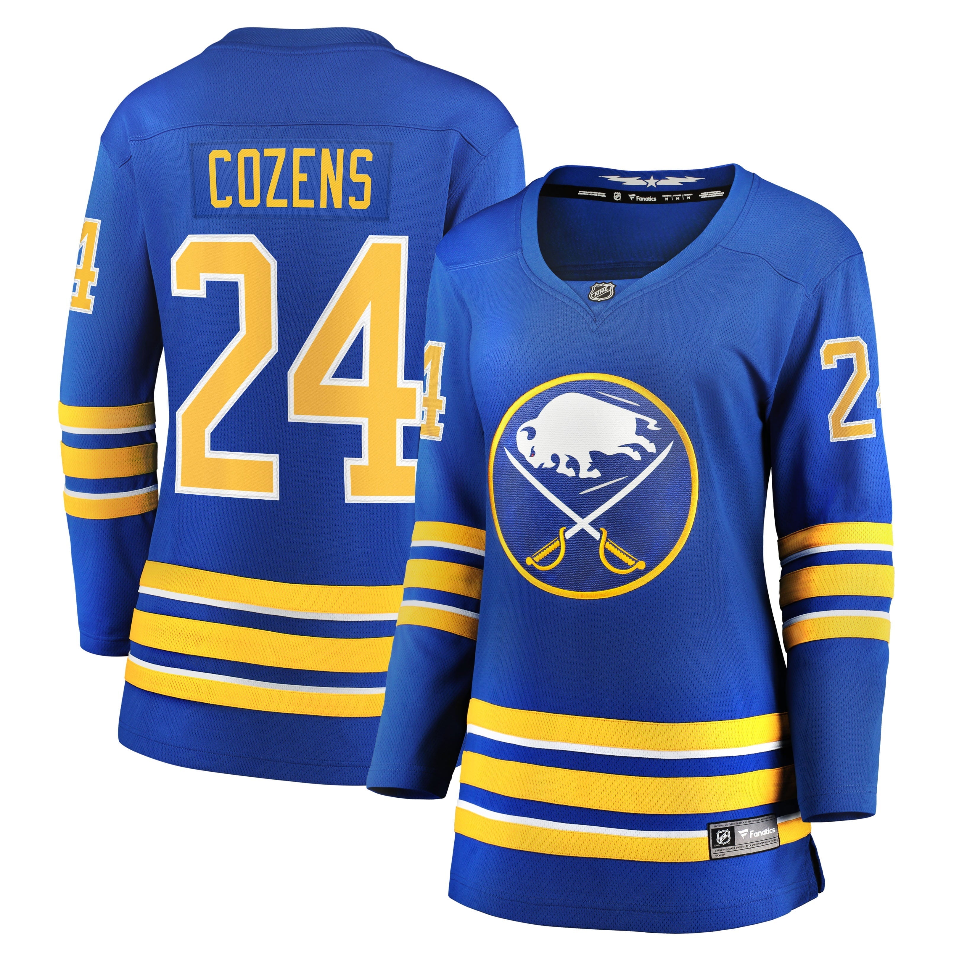 Women's Fanatics Branded Dylan Cozens Royal Buffalo Sabres Home Breakaway Player Jersey - vstockx