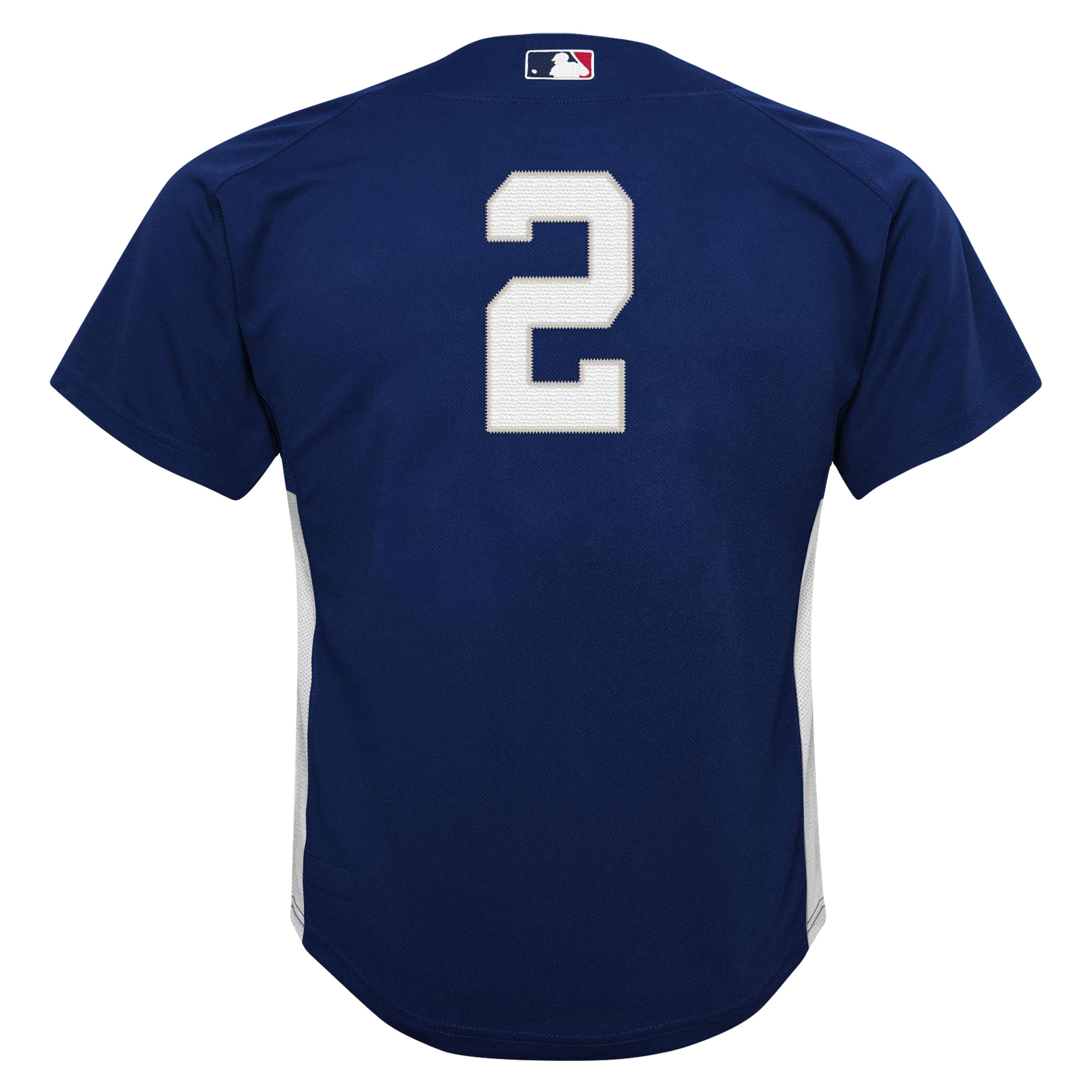 Derek Jeter New York Yankees Mitchell & Ness Youth Team Cooperstown Collection Mesh Batting Practice Jersey - Navy - vstockx