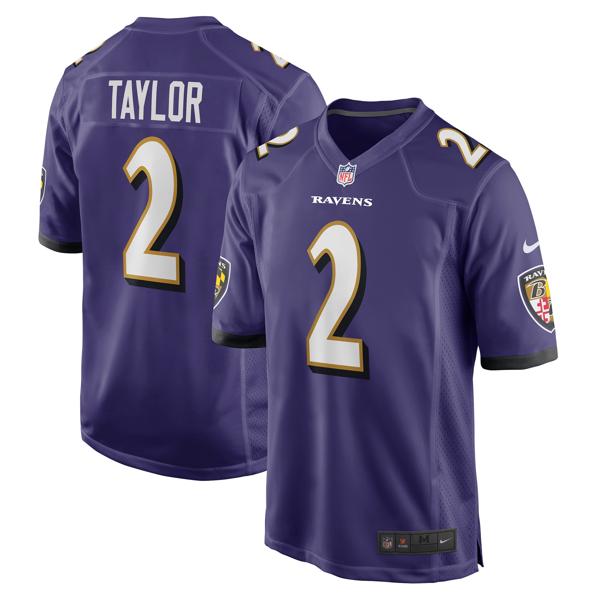 Nike Youth Baltimore Ravens Tyrod Taylor Team Color Game Jersey - vstockx