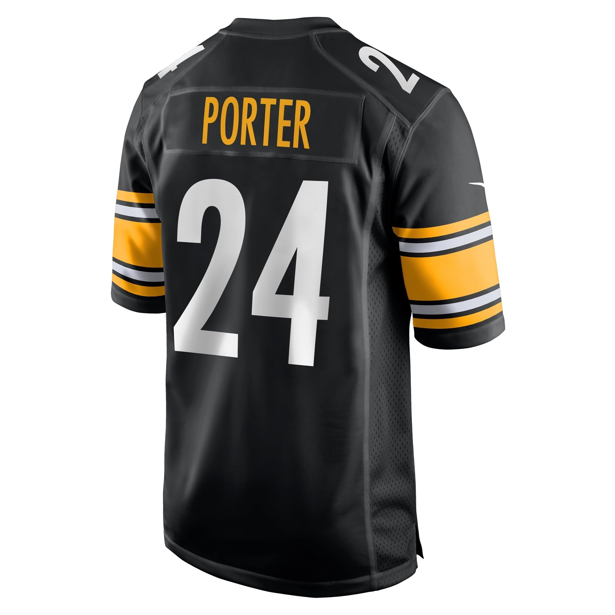 Men's Nike Joey Porter Jr. Black Pittsburgh Steelers 2023 NFL Draft Pick Game Jersey - vstockx