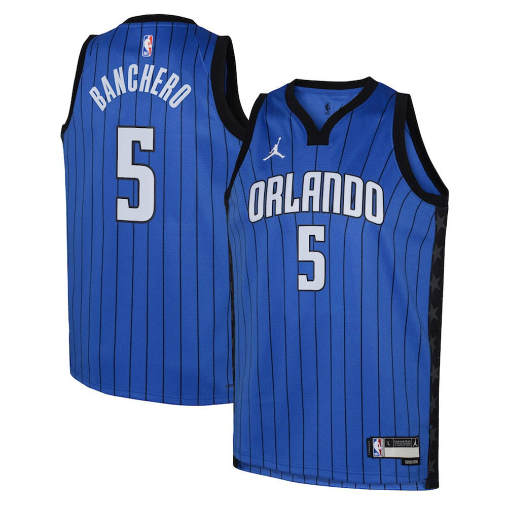Youth Orlando Magic Paolo Banchero Statement Edition Jersey - Blue - vstockx