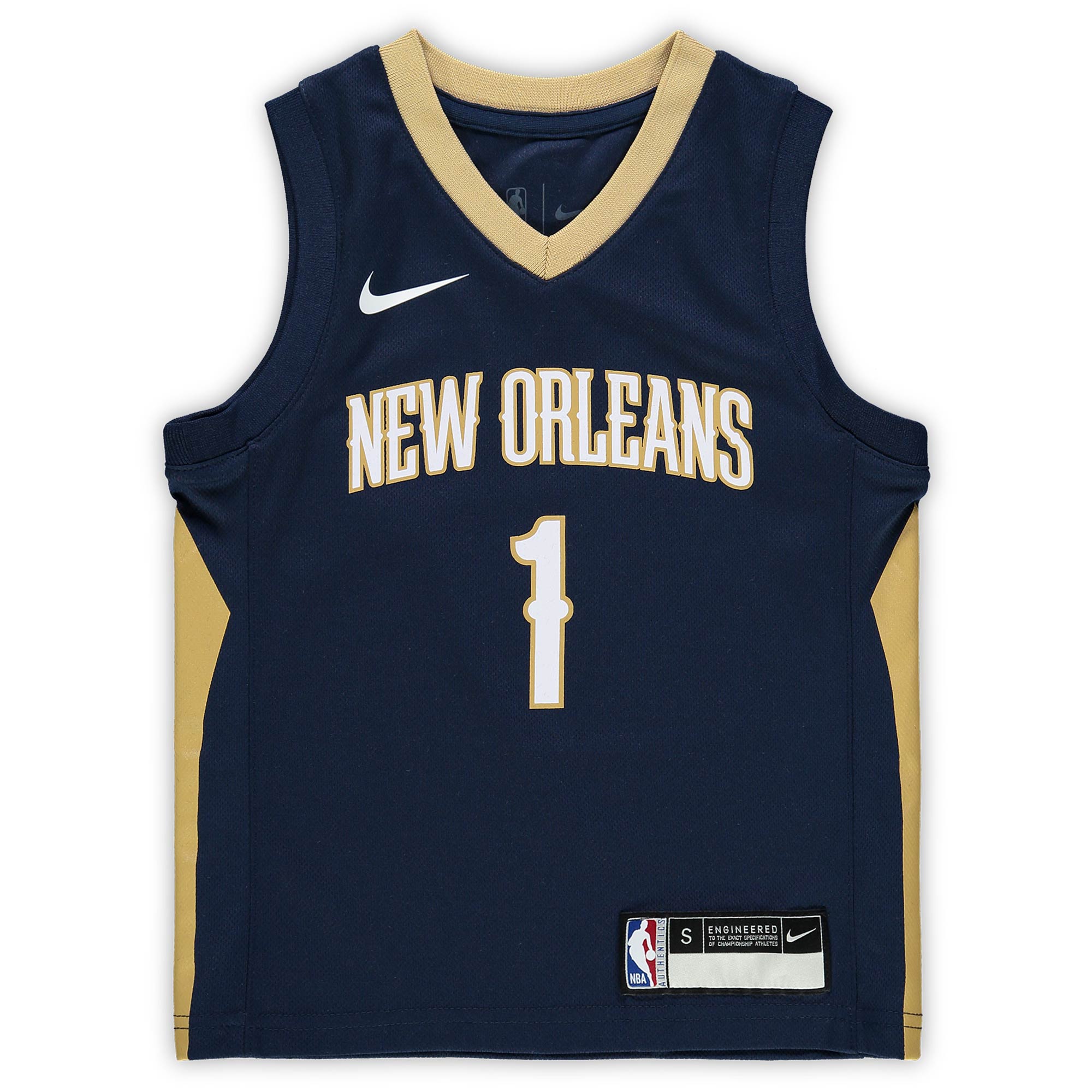 Zion Williamson New Orleans Pelicans Nike Preschool Replica Jersey - Icon Edition - Navy - vstockx