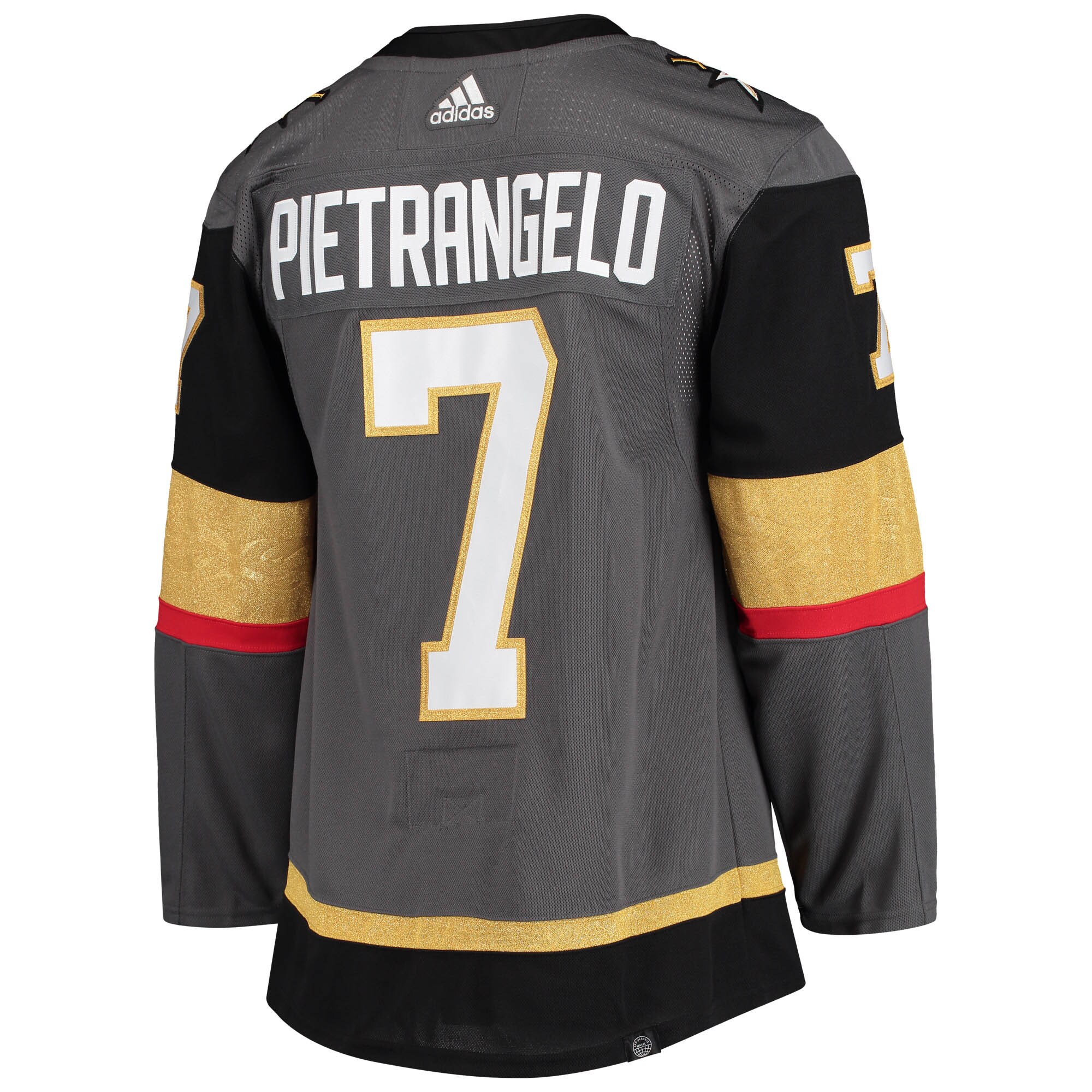 Alex Pietrangelo Vegas Golden Knights adidas Alternate Primegreen Authentic Pro Player Jersey - Gray - vstockx