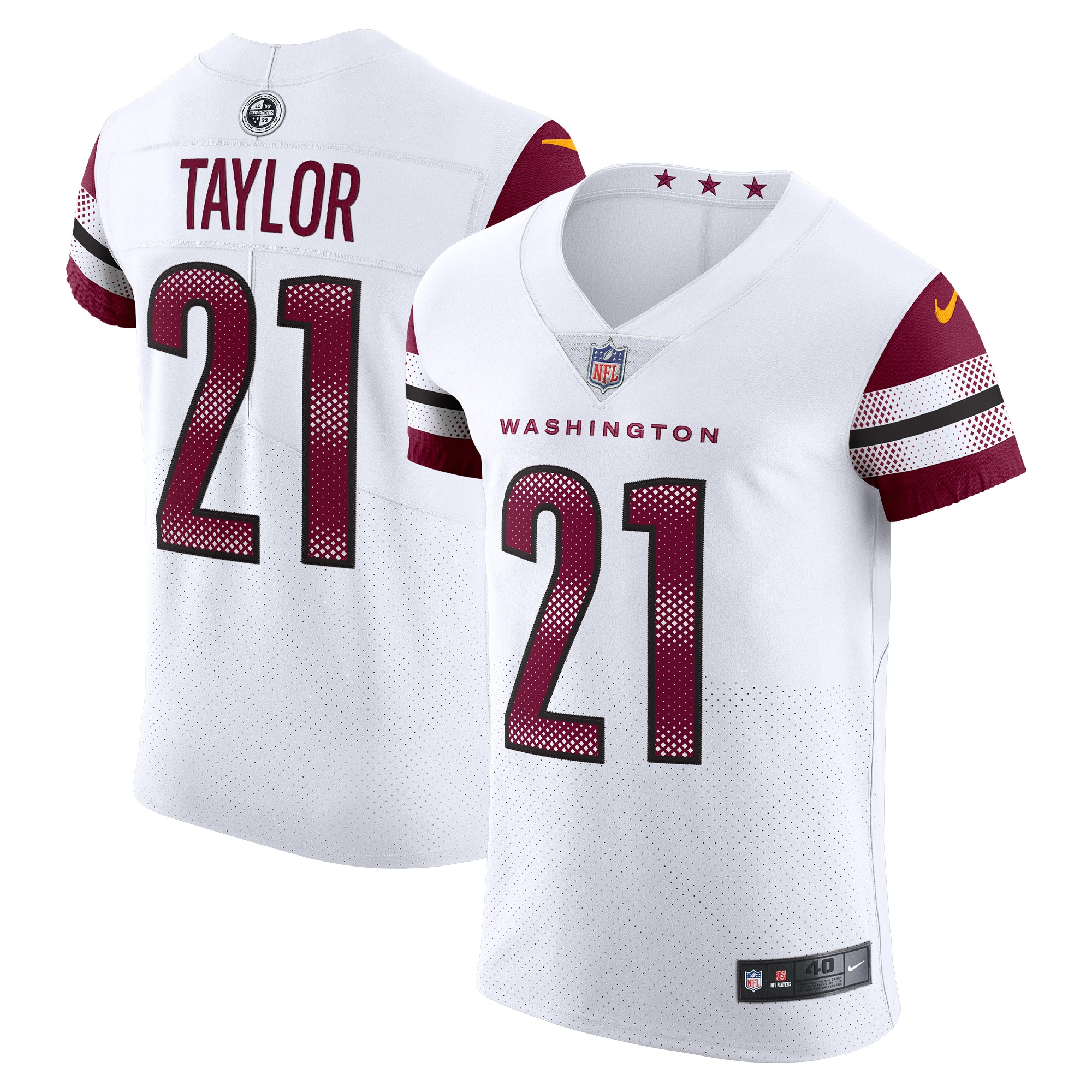 Sean Taylor Washington Commanders Nike Vapor Elite Retired Player Jersey - White - vstockx