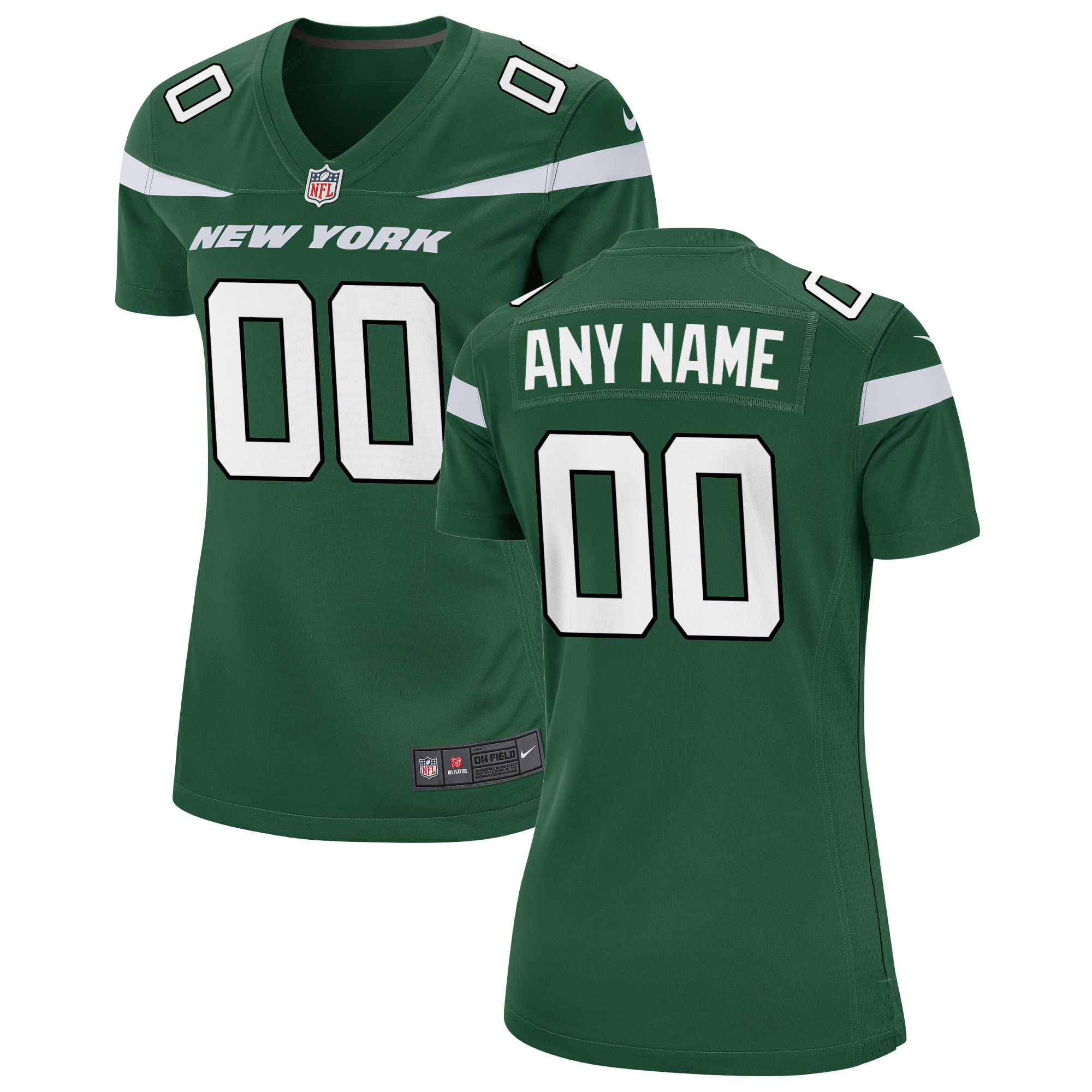 New York Jets Nike Women's Custom Game Jersey - Gotham Green - vstockx