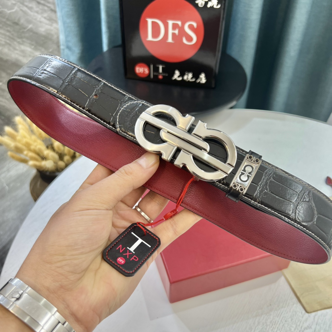 Streetwear Belt Ferragamo 319572 size:3.5cm - vstockx