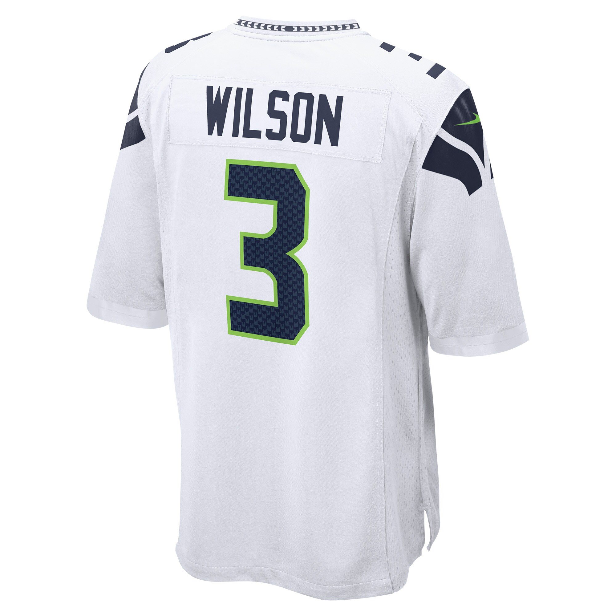 Russell Wilson Seattle Seahawks Nike Away Game Jersey - White - vstockx