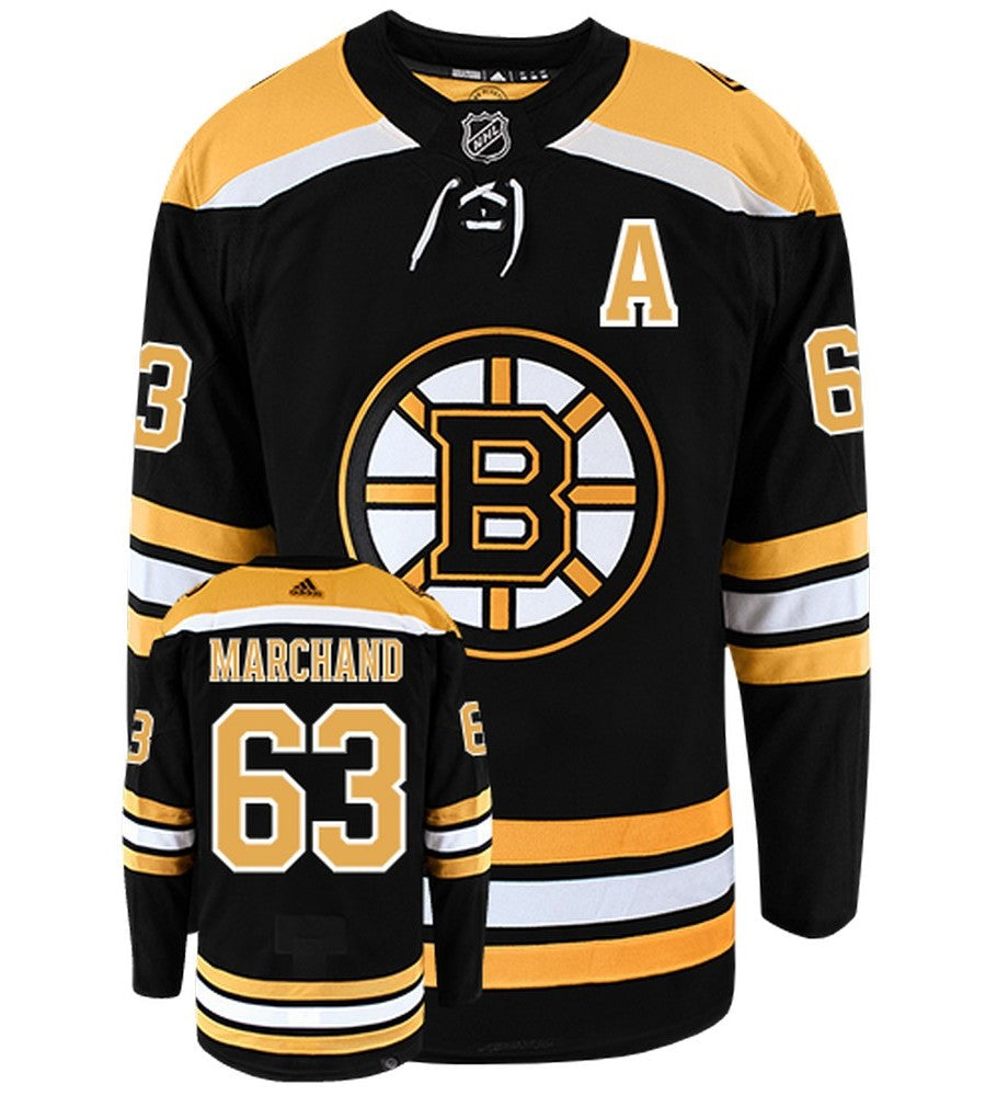 Brad Marchand Boston Bruins Adidas Primegreen Authentic NHL Hockey Jersey - vstockx