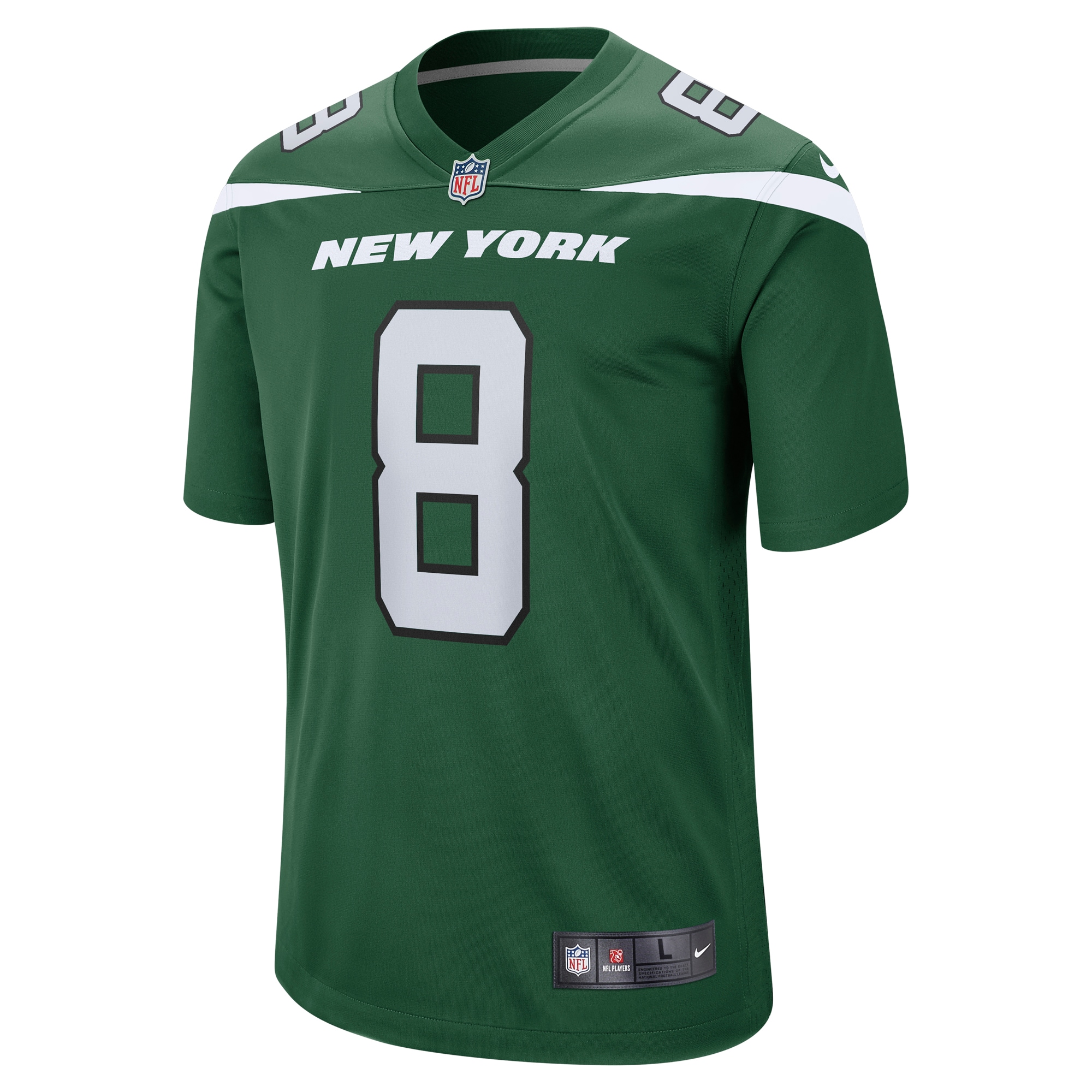 Aaron Rodgers New York Jets Nike Youth Game Jersey - Green - vstockx