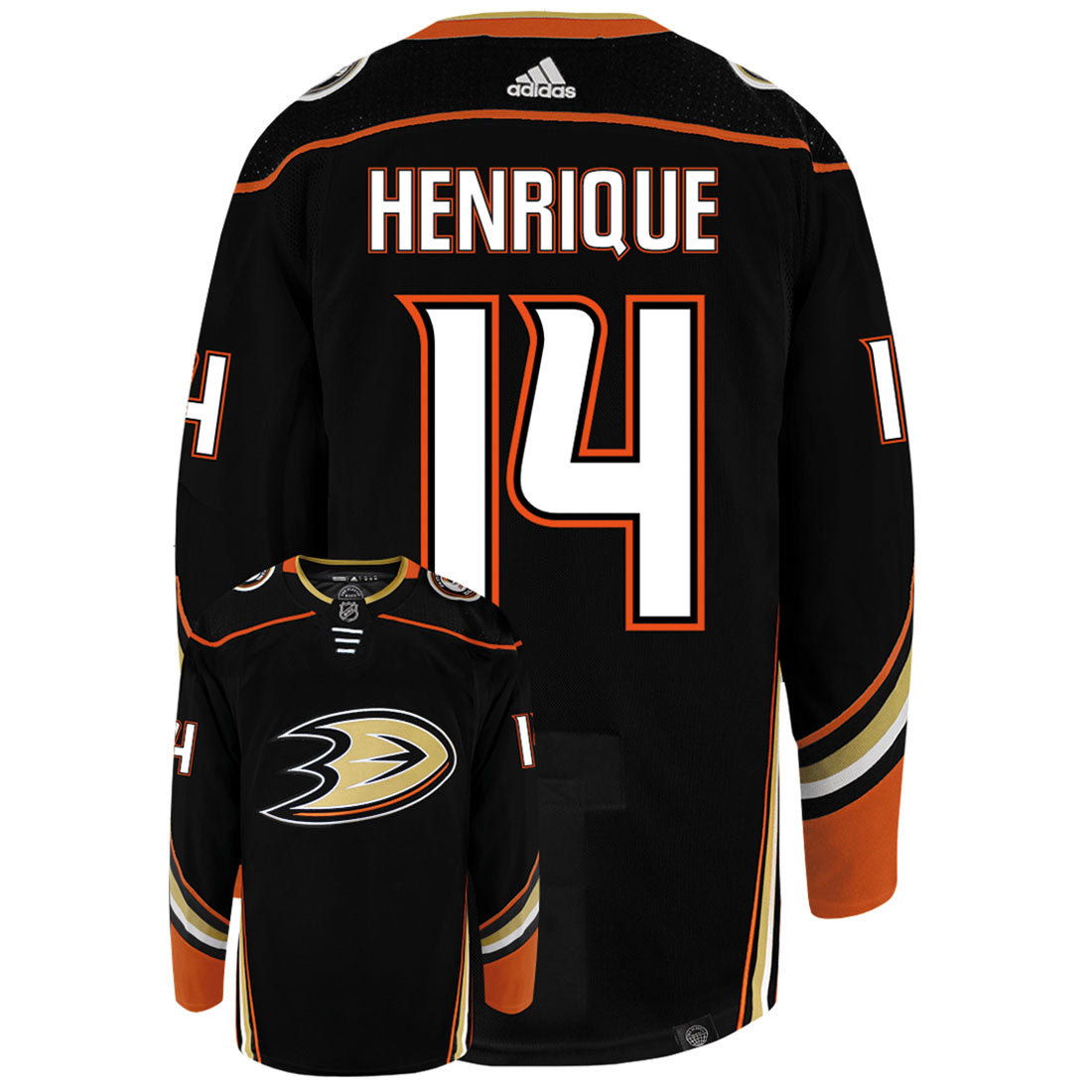 Adam Henrique Anaheim Ducks Adidas Primegreen Authentic NHL Hockey Jersey - vstockx