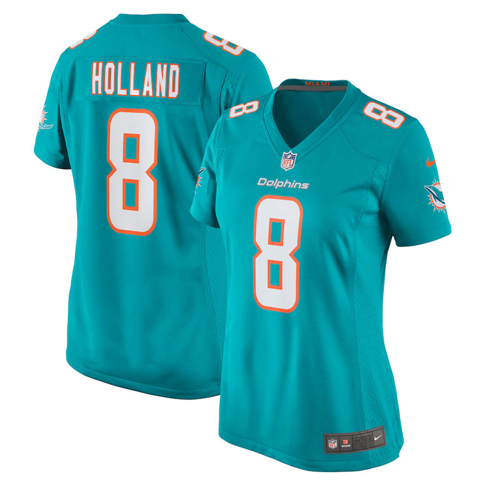 Women's Miami Dolphins Jevon Holland Game Jersey - Aqua - vstockx