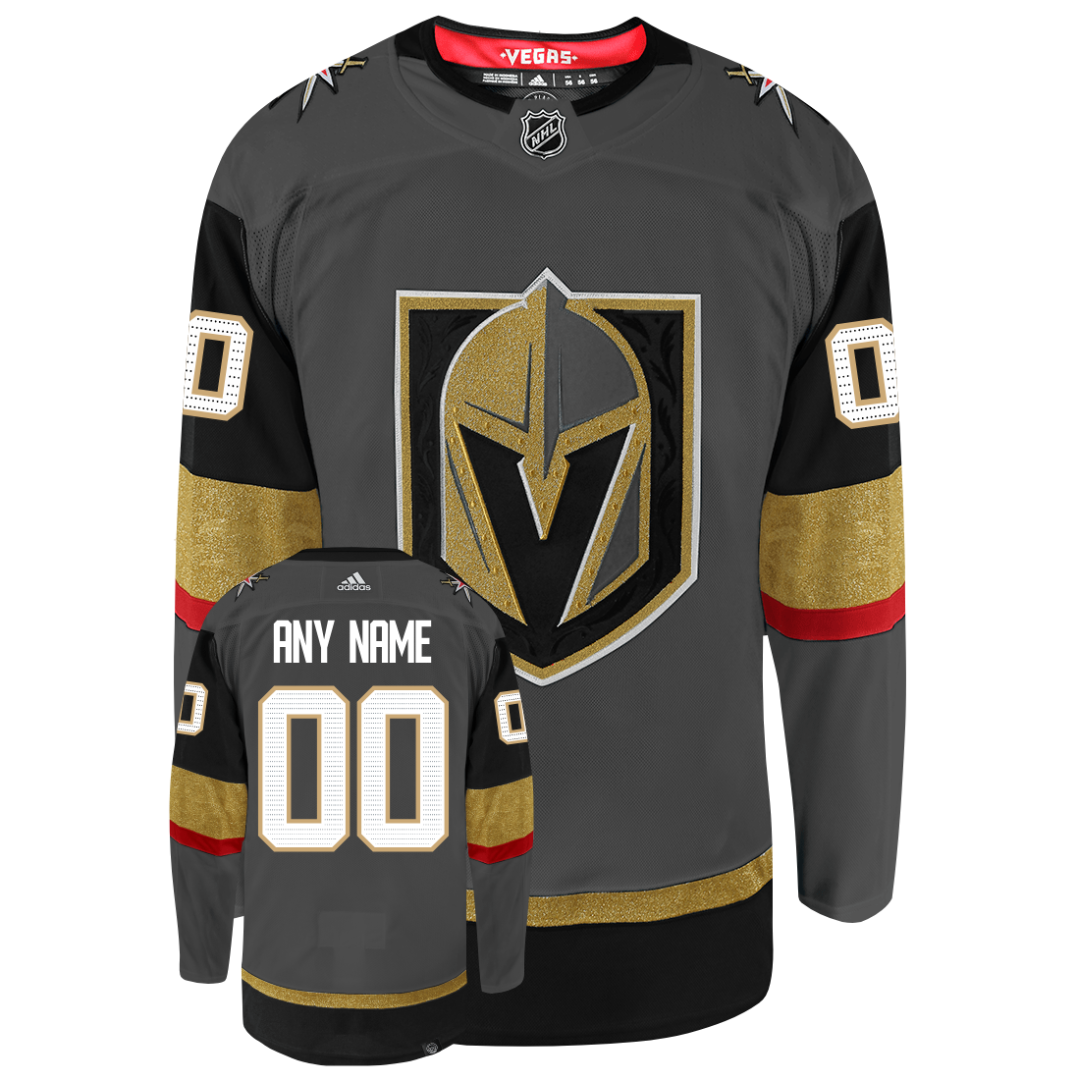 Customizable Vegas Golden Knights Adidas Primegreen Authentic NHL Hockey Jersey - vstockx