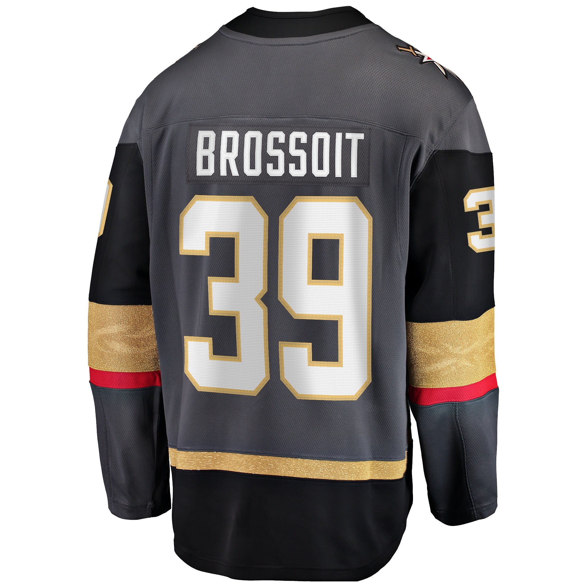 Men's Fanatics Branded Laurent Brossoit Gray Vegas Golden Knights Home Breakaway Player Jersey - vstockx