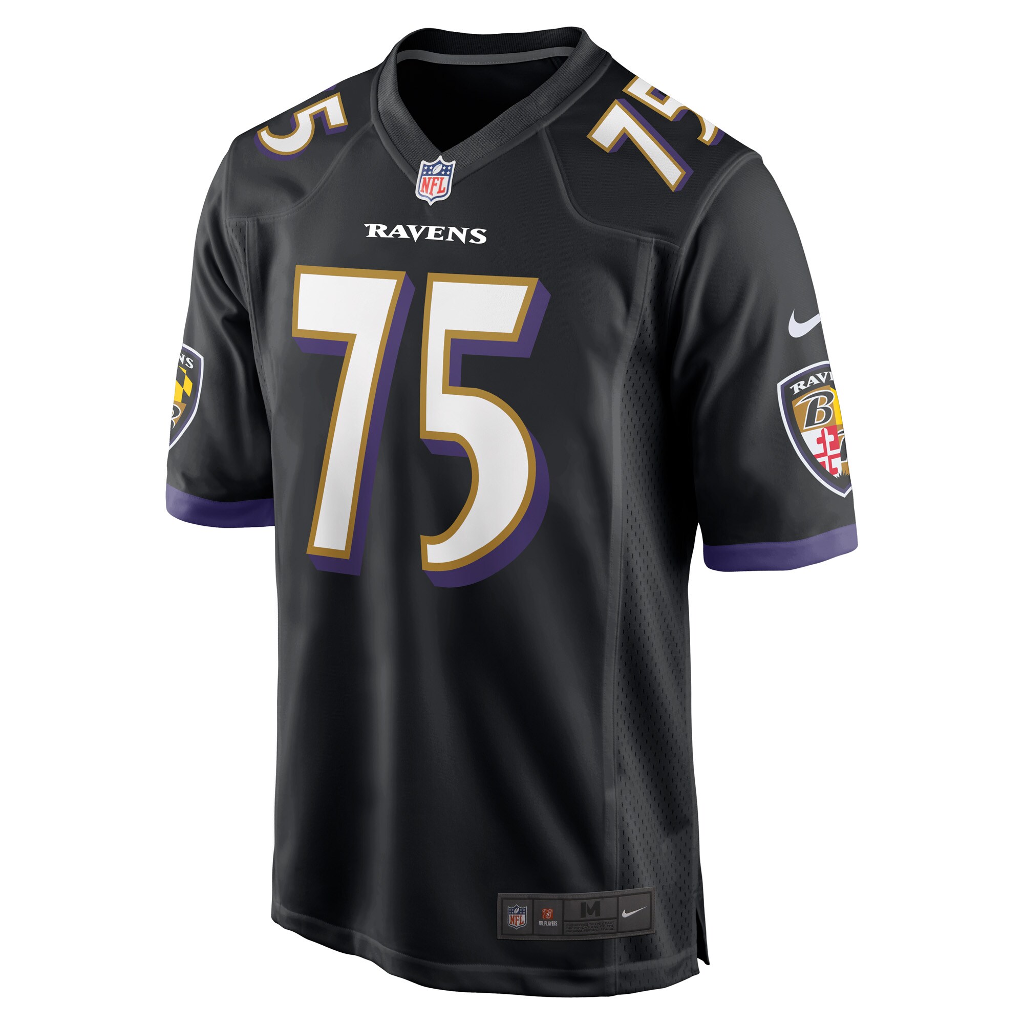 Jonathan Ogden Baltimore Ravens Nike Retired Player Jersey - Black - vstockx