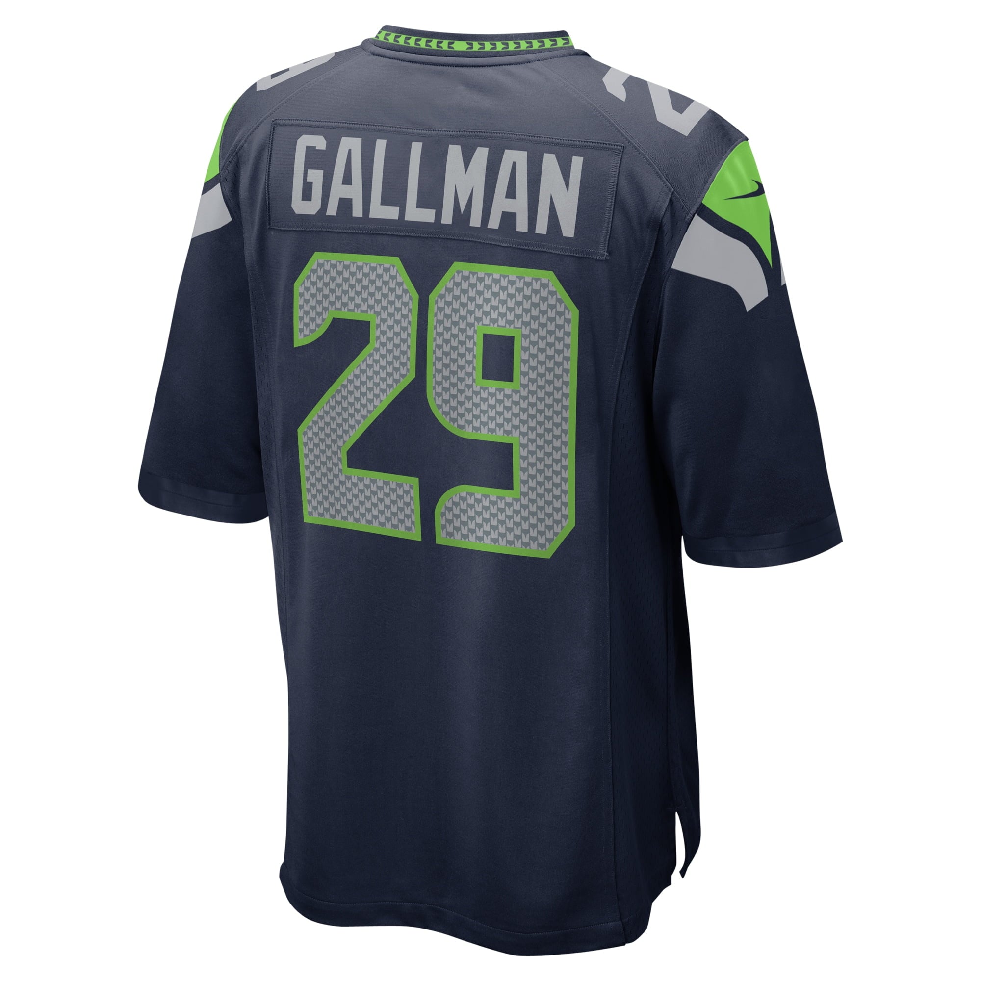 Men's Nike Wayne Gallman College Navy Seattle Seahawks Home Game Player Jersey - vstockx