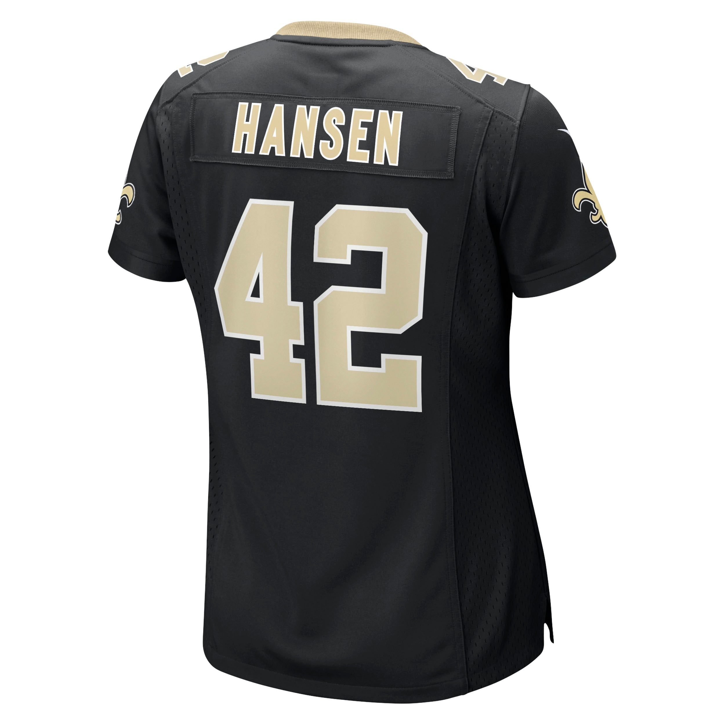 Women's Nike Chase Hansen Black New Orleans Saints Game Jersey - vstockx