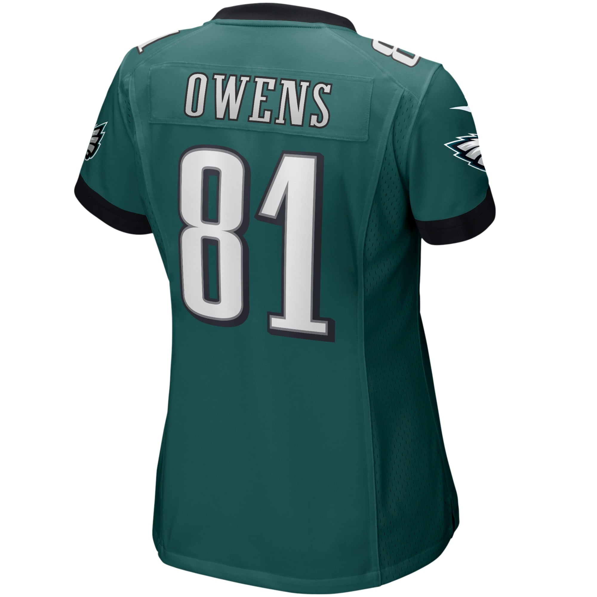 Women's Nike Terrell Owens Midnight Green Philadelphia Eagles Game Retired Player Jersey - vstockx