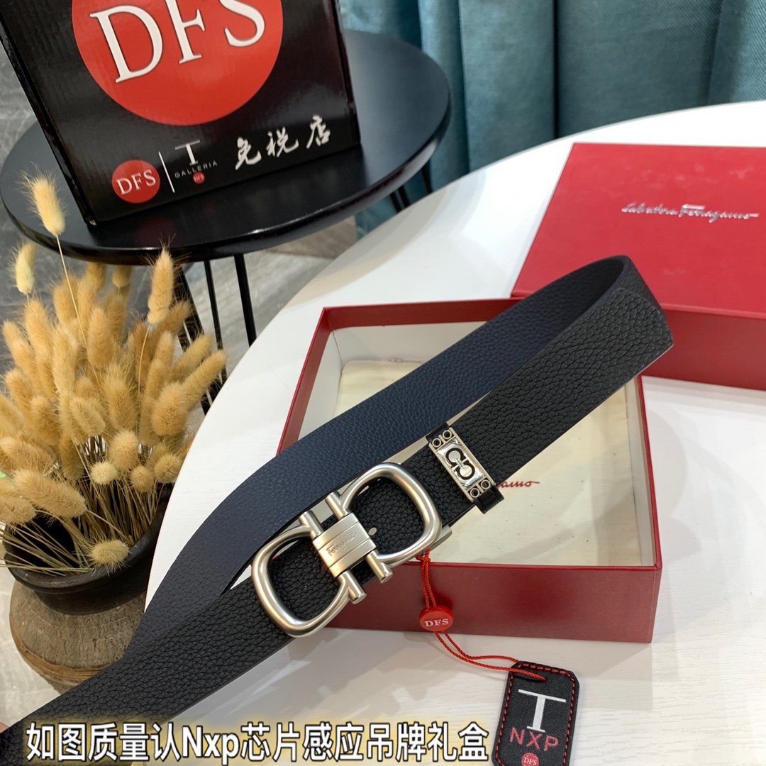 Streetwear Belt Ferragamo 319679 size:3.5cm - vstockx