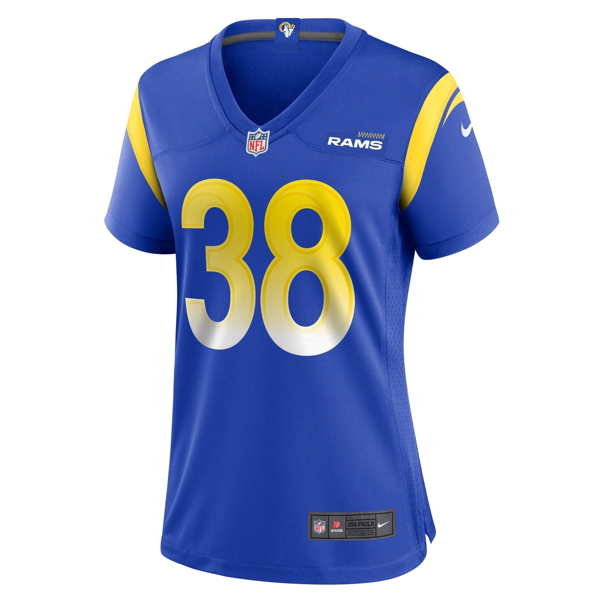 Women's Nike Jordans Jones Royal Los Angeles Rams Home Game Jersey - vstockx