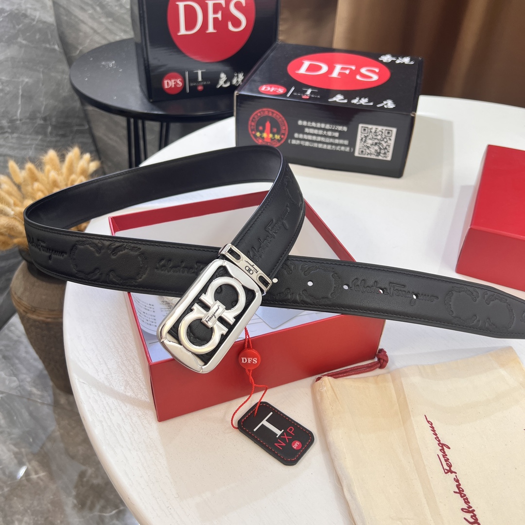 Streetwear Belt Ferragamo 320133 size:3.5cm - vstockx