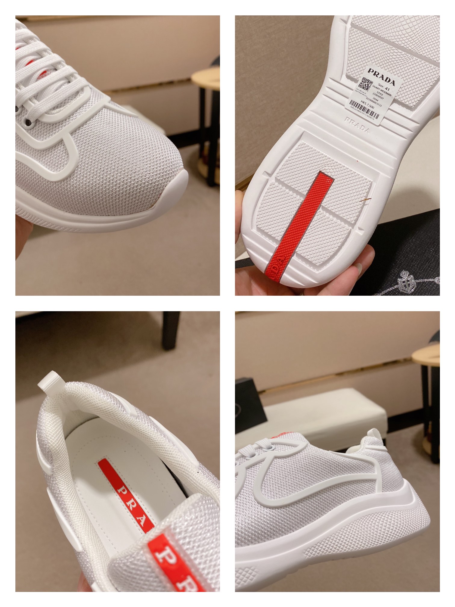 Prada America's Cup sneaker 18 - vstockx