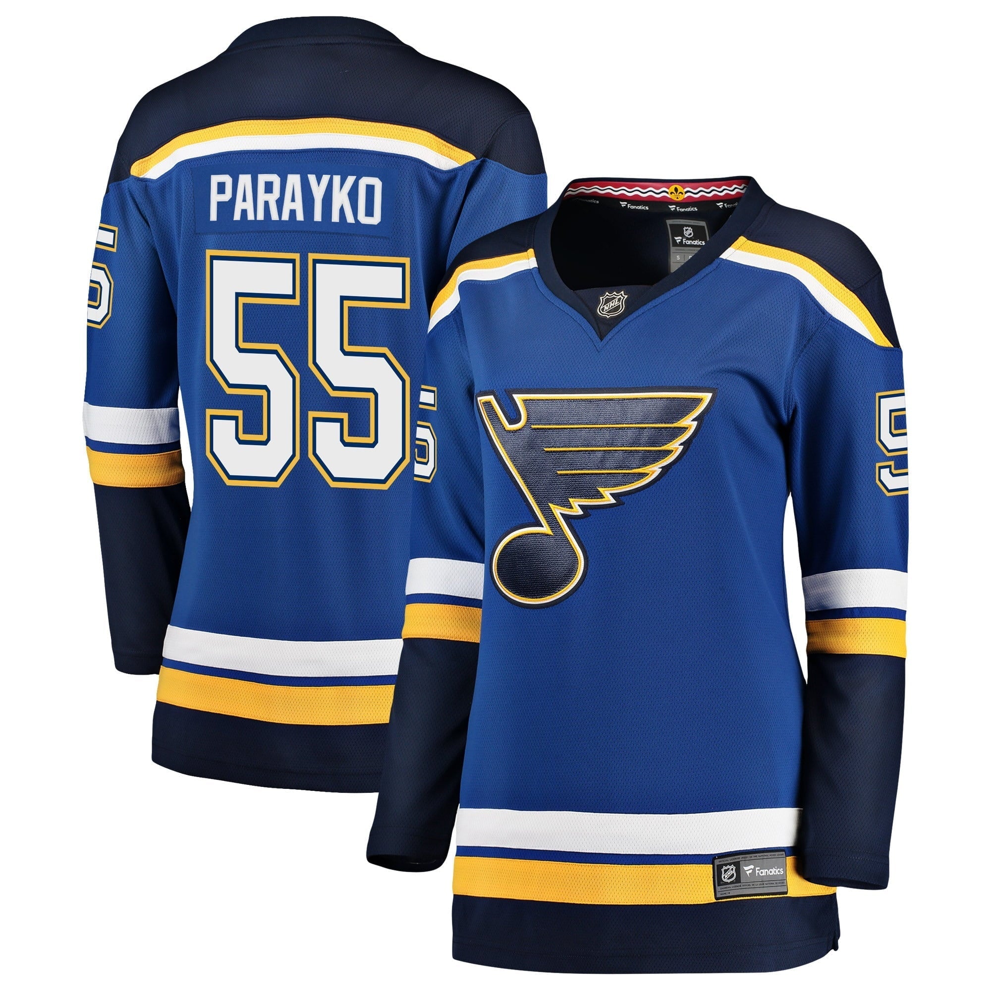 Women's Fanatics Branded Colton Parayko Blue St. Louis Blues Home Premier Breakaway Player Jersey - vstockx