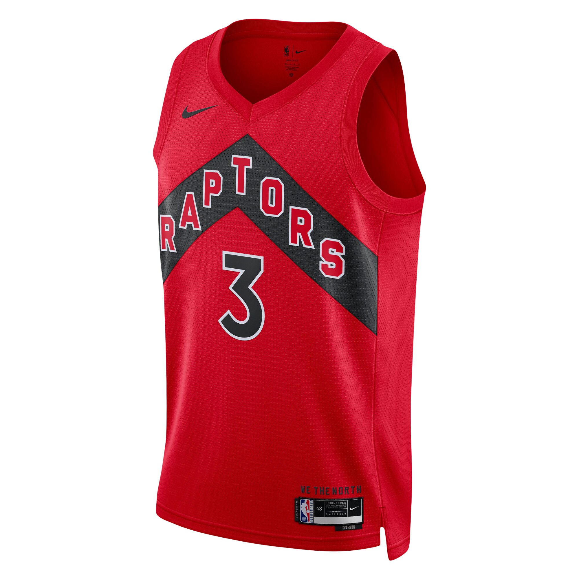 OG Anunoby Toronto Raptors Nike Unisex Swingman Jersey - Association Edition - Red - vstockx