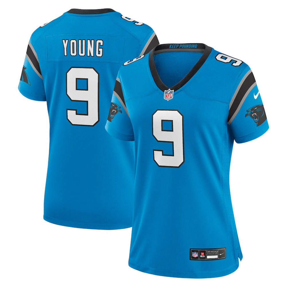 Women's Carolina Panthers Bryce Young Game Jersey - Blue - vstockx