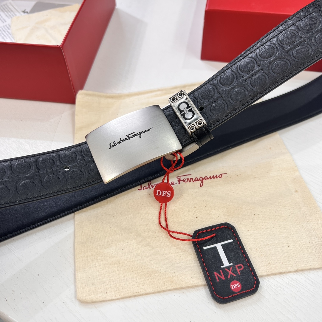 Streetwear Belt Ferragamo 320321 size:3.5cm - vstockx