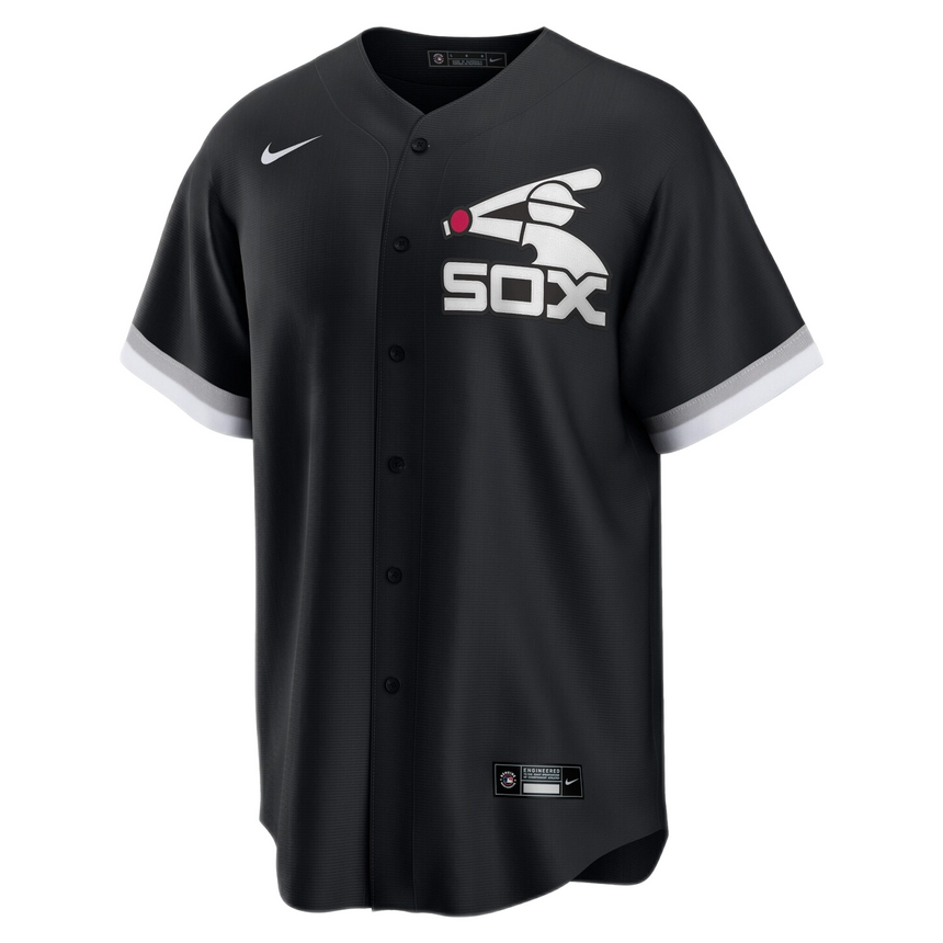 Men's Andrew Vaughn Chicago White Sox Black Alternate Spring Training Premium Replica Jersey - vstockx