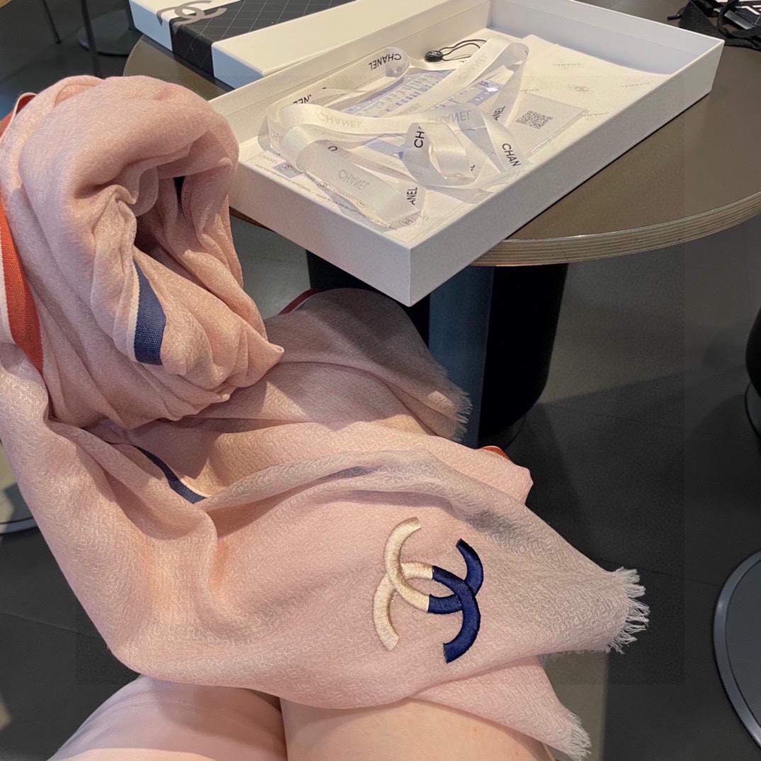 Streetwear Scarf CHANEL 329004 SIZE:105*180cm - vstockx