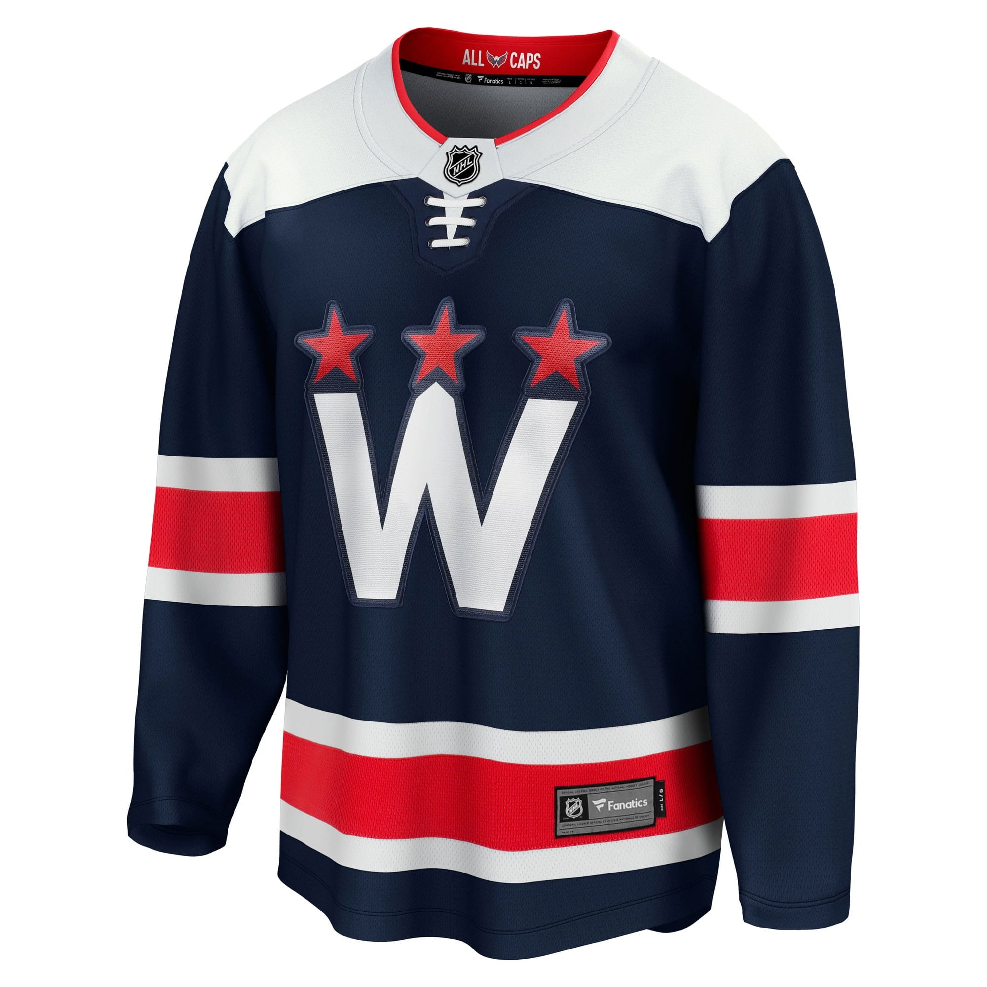 Men's Fanatics Branded Navy Washington Capitals 2020/21 Alternate Premier Breakaway Jersey - vstockx