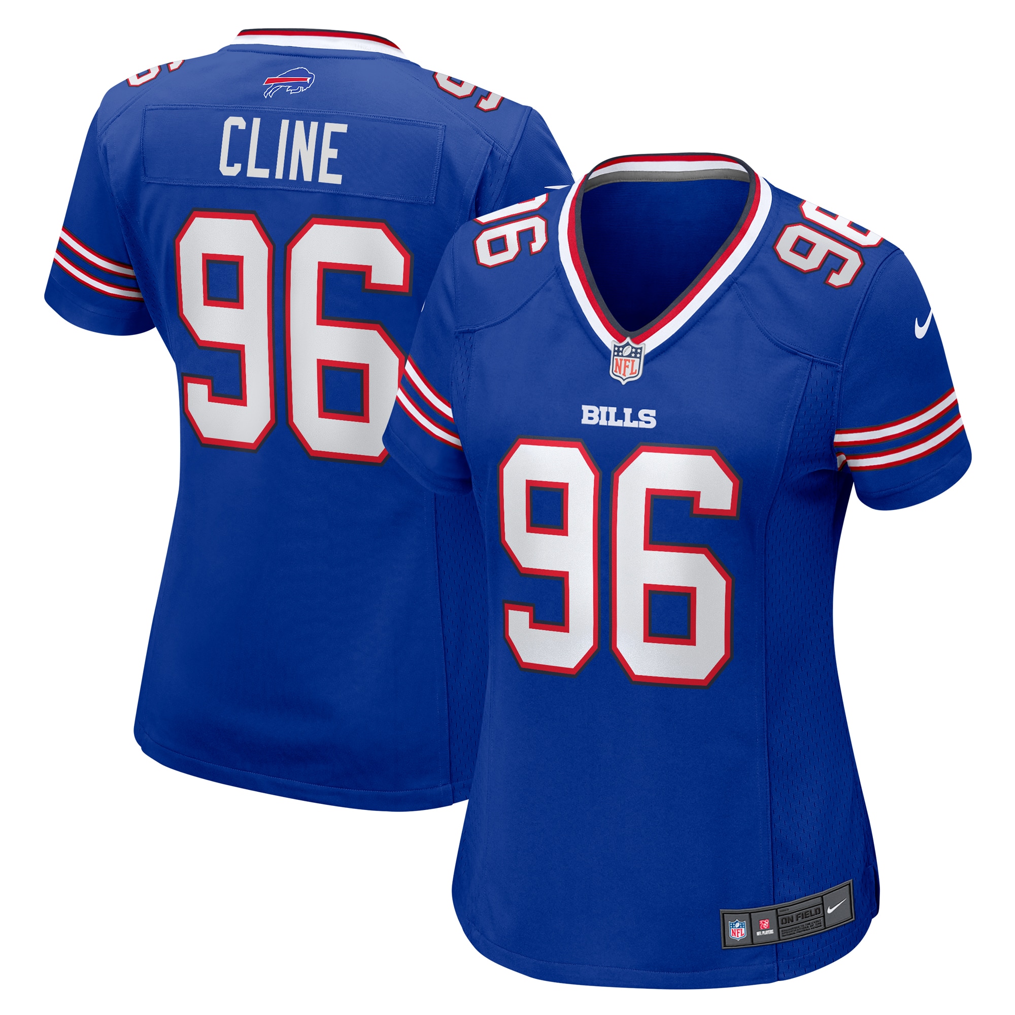 Kameron Cline Buffalo Bills Nike Women's Team Game Jersey - Royal - vstockx
