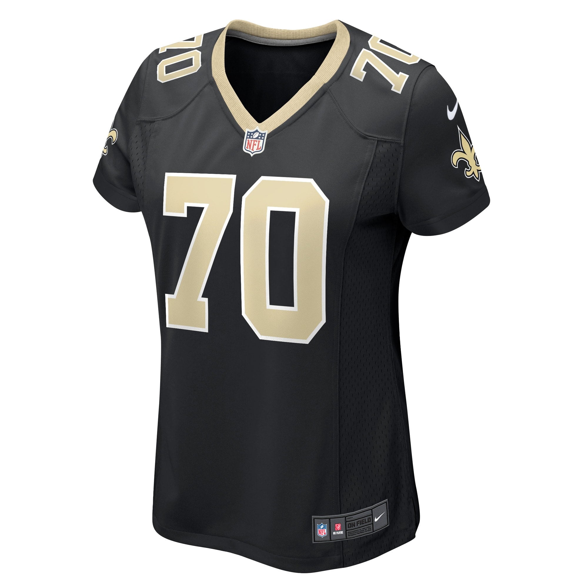 Women's Nike Trevor Penning Black New Orleans Saints Game Player Jersey - vstockx