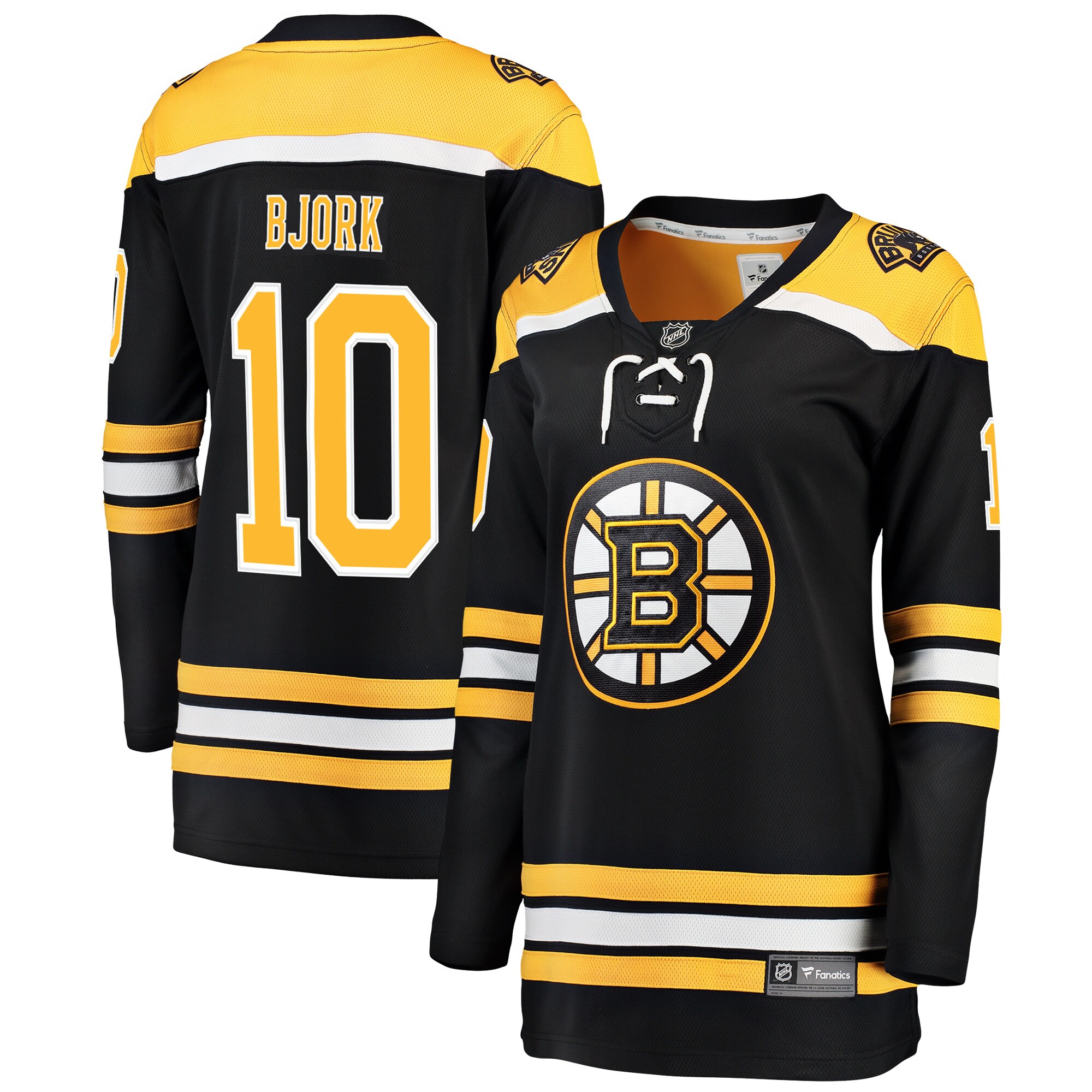 Anders Bjork Boston Bruins Fanatics Branded Women's Breakaway Player Jersey - Black - vstockx