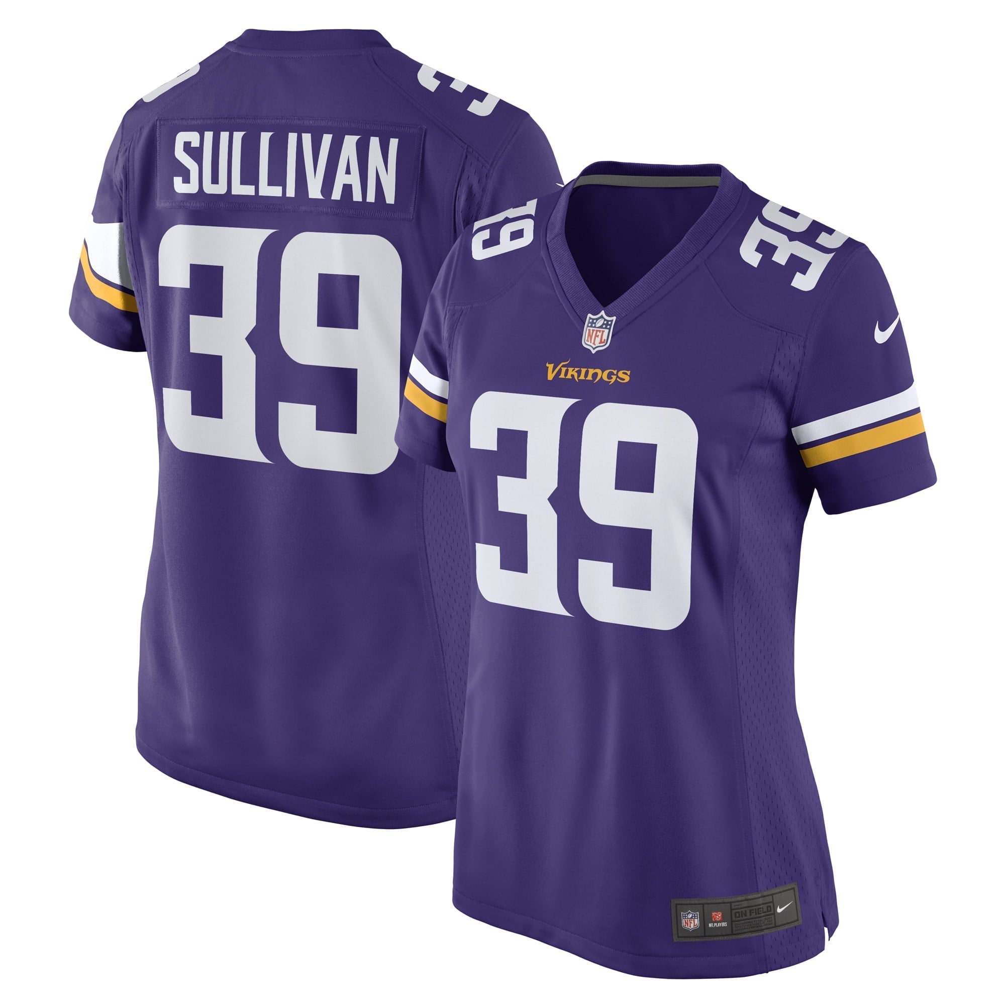 Women's Nike Chandon Sullivan Purple Minnesota Vikings Game Player Jersey - vstockx