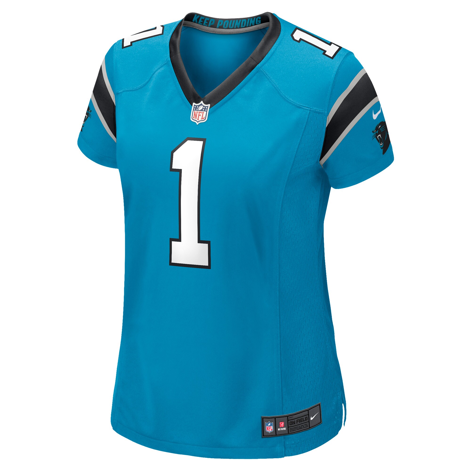 Cam Newton Carolina Panthers Nike Women's Alternate Game Jersey - Blue - vstockx