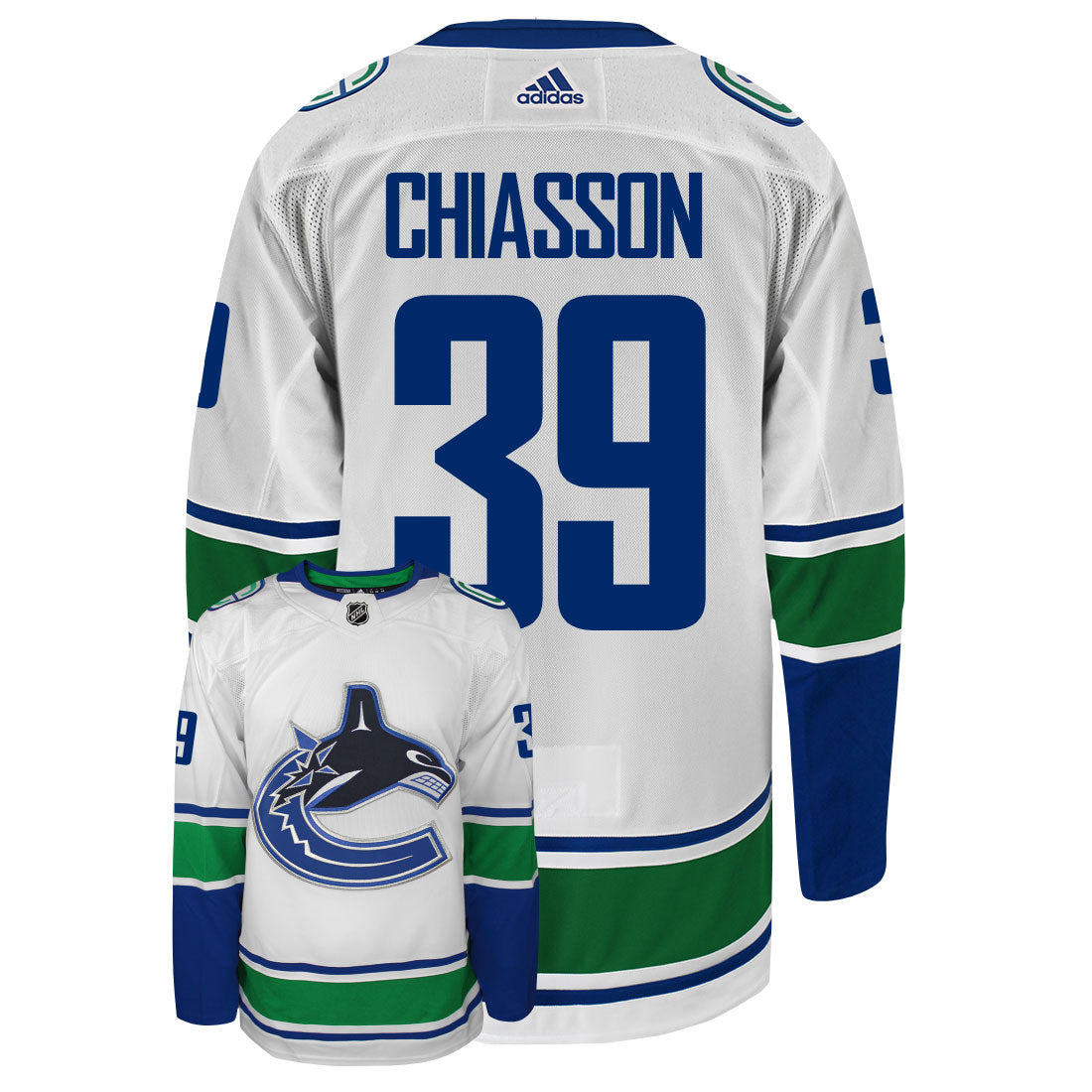 Alex Chiasson Vancouver Canucks Adidas Primegreen Authentic NHL Hockey Jersey - vstockx
